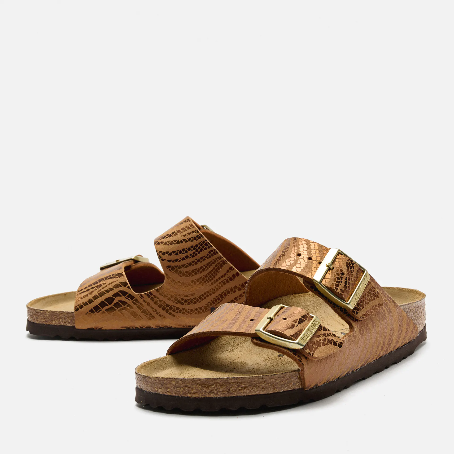 Birkenstock Arizona BS Synthetik Narrow Sandals SYN Zebra Pecan