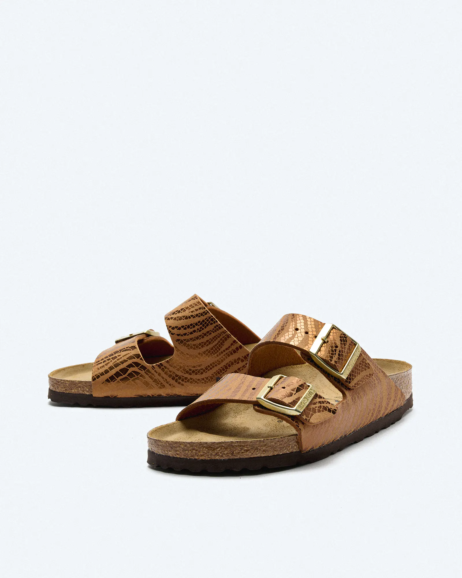 Birkenstock Arizona BS Synthetik (Narrow Fit) Sandals SYN Zebra Pecan Birkenstock Arizona BS Synthetik (Narrow Fit) Sandals SYN Zebra Pecan