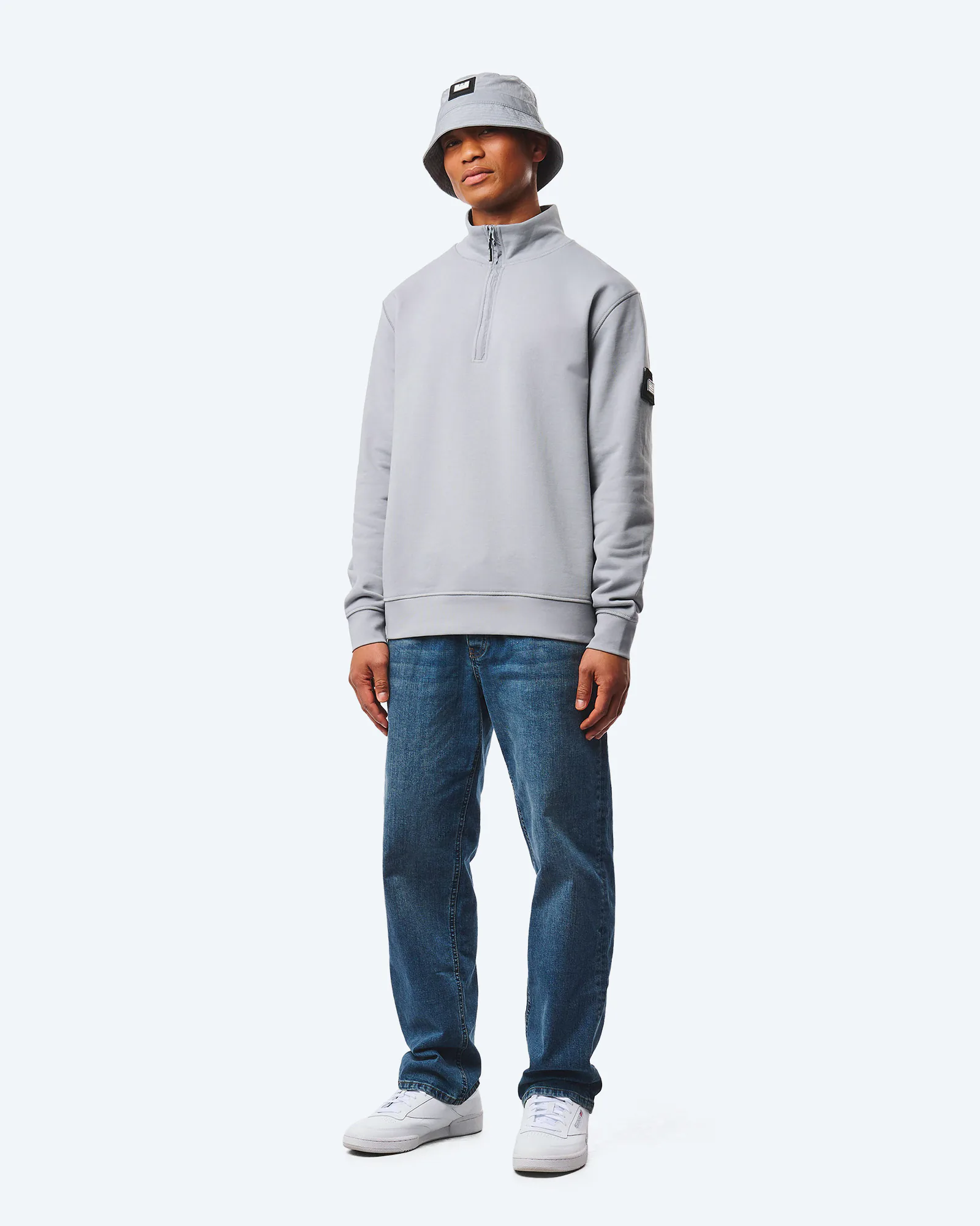 Kraviz 1/4 Zip Sweater Smokey
