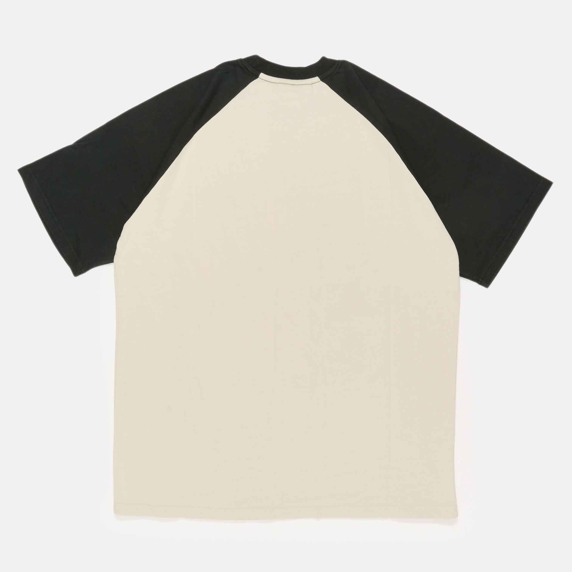 PEGADOR Hudson Raglan Oversized T-Shirt Vintage Washed Angles Cream