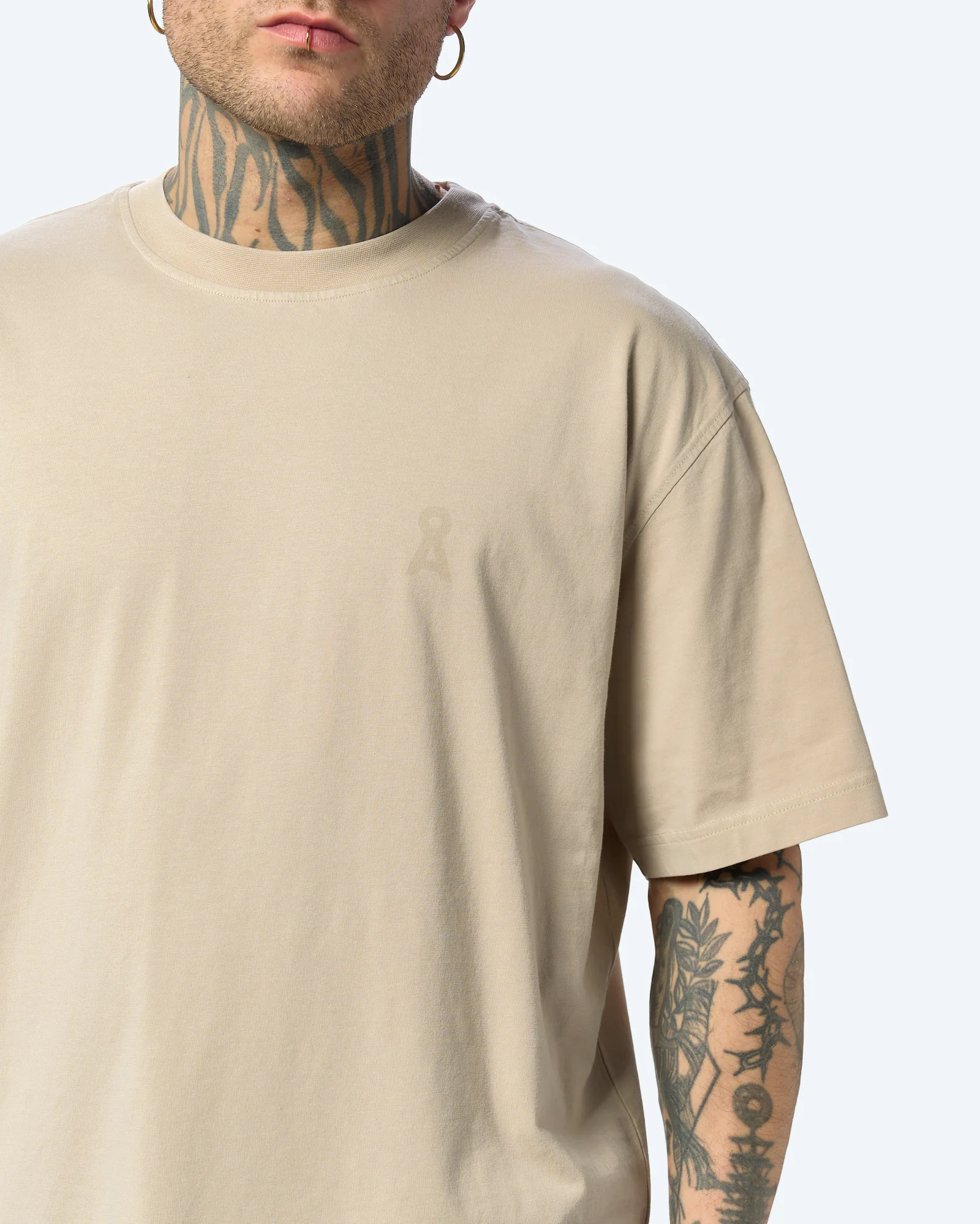 ARMEDANGELS ICONIC Å MAARKOS GD T-Shirt Sand Stone Washed