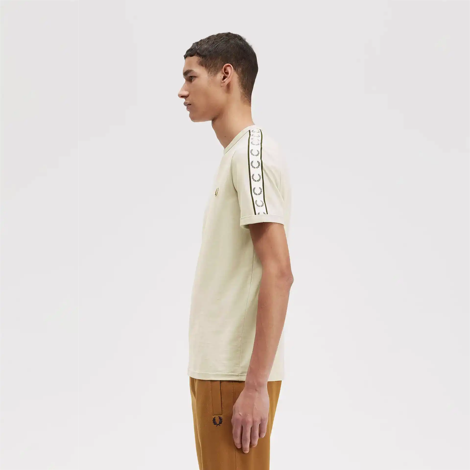 Fred Perry Ringer T-Shirt Oatmeal