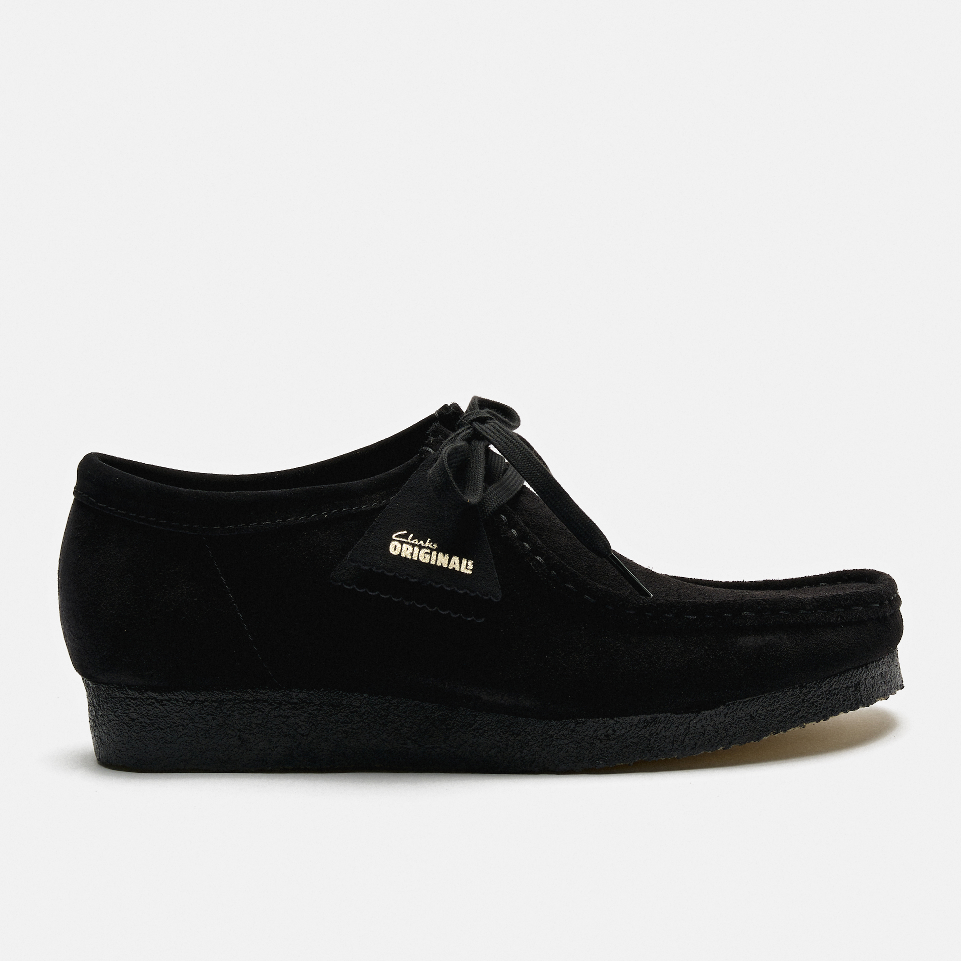 Clarks Men's Wallabee Suede Shoes Black