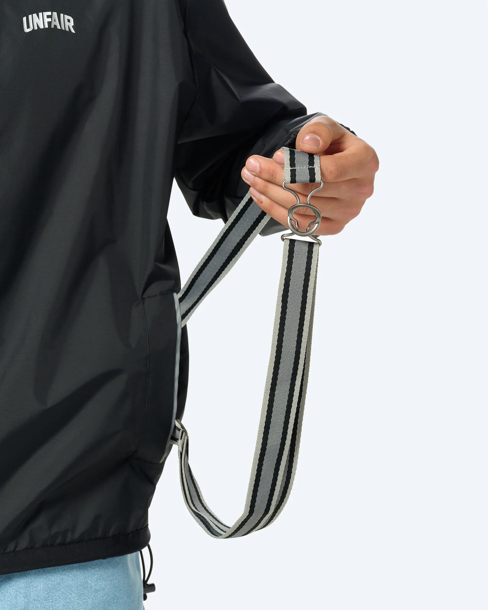 Unfair Athletics Port Packable Jacket Black