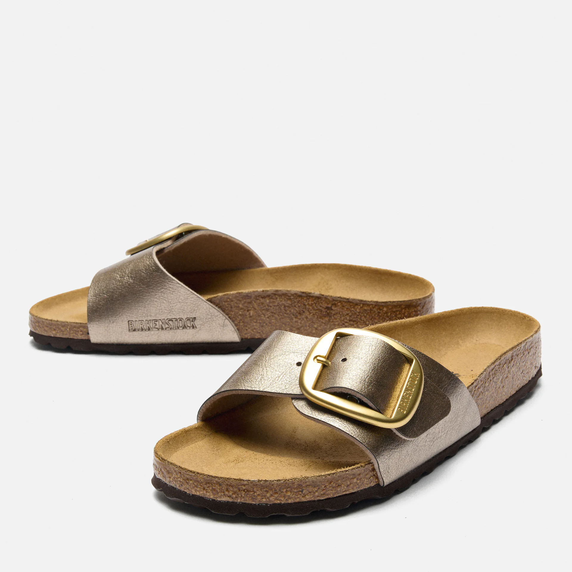 Birkenstock Madrid Big Buckle Narrow Graceful Taupe