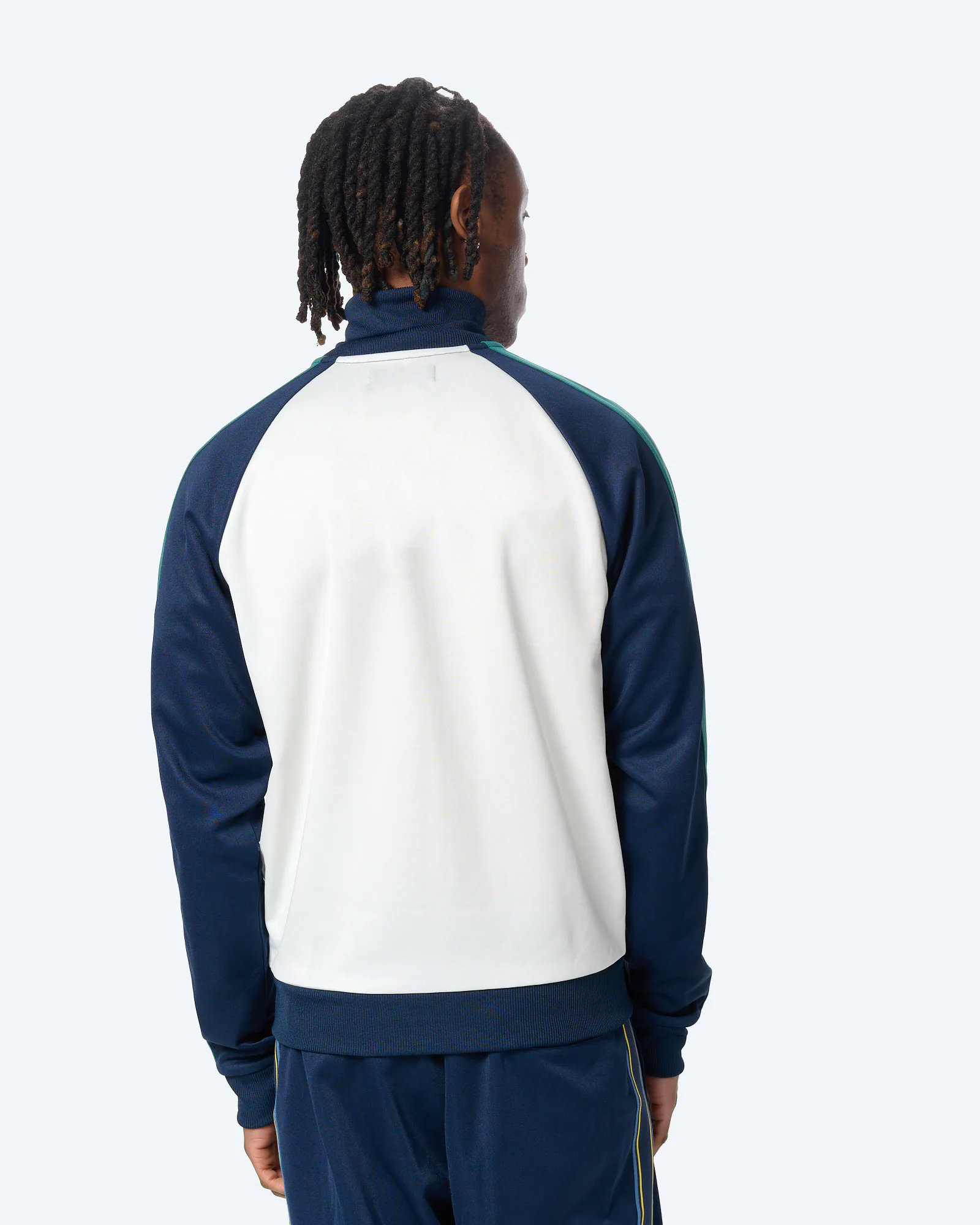 Fred Perry Contrast Sleeve Track Jacket Snow White