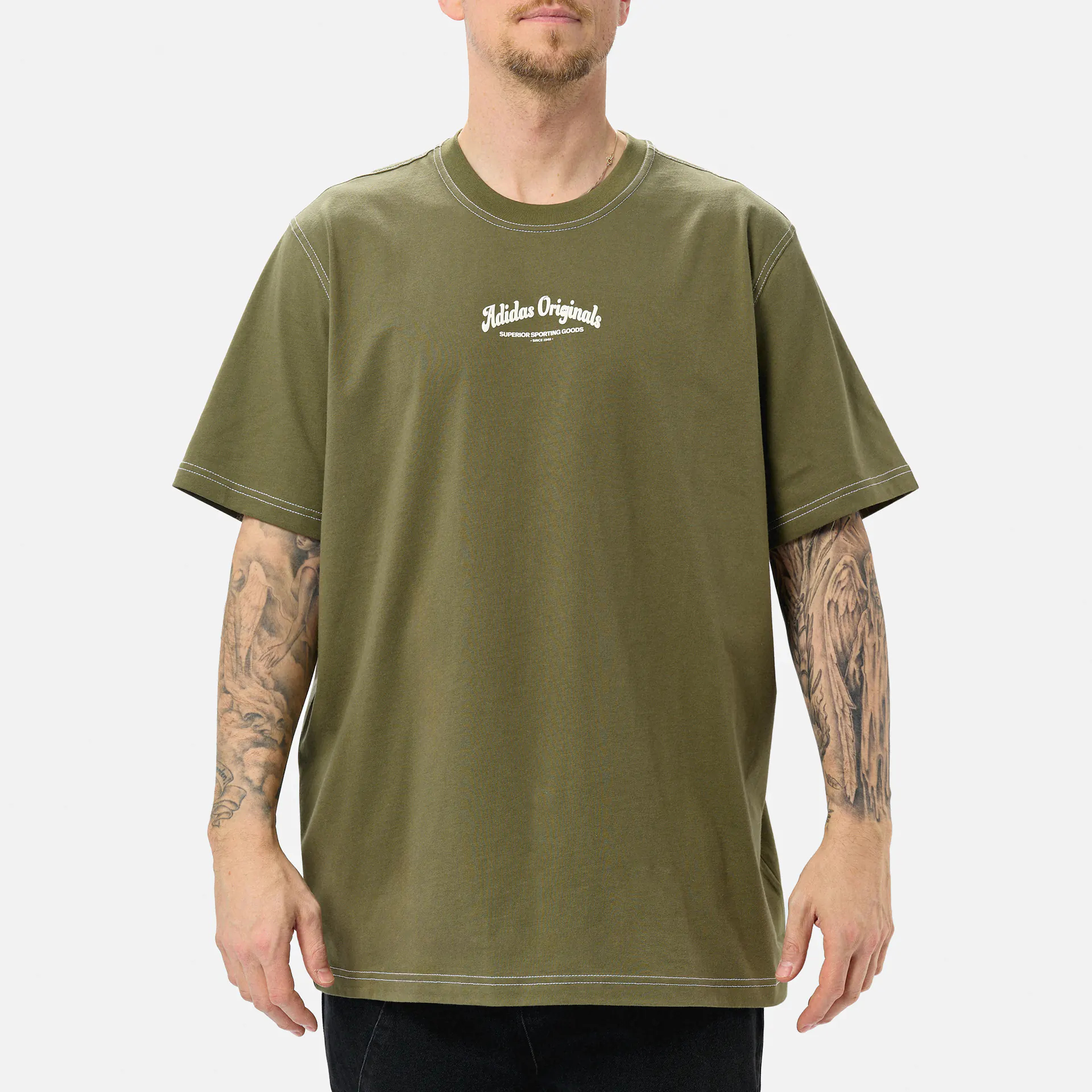adidas Originals Wabash T-Shirt Olive Strata adidas Originals Wabash T-Shirt Olive Strata