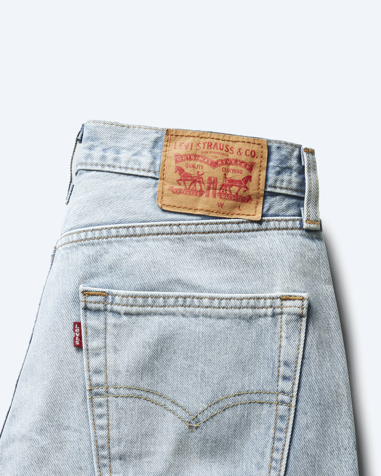 578 Baggy Med Indigo Worn In Jeans Bag Secured
