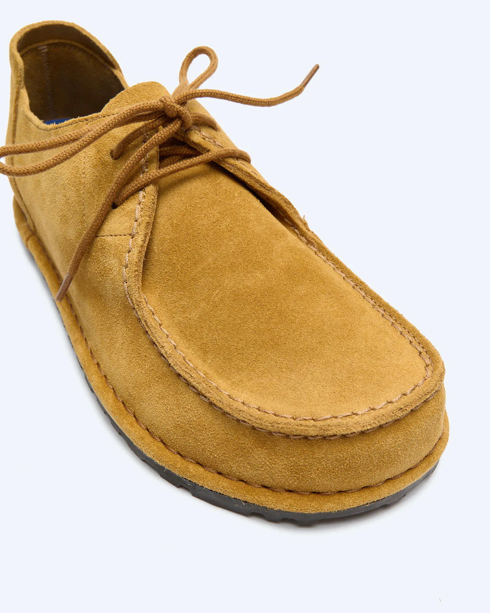 Birkenstock Utti Lace Suede Leather Shoes Cork Brown