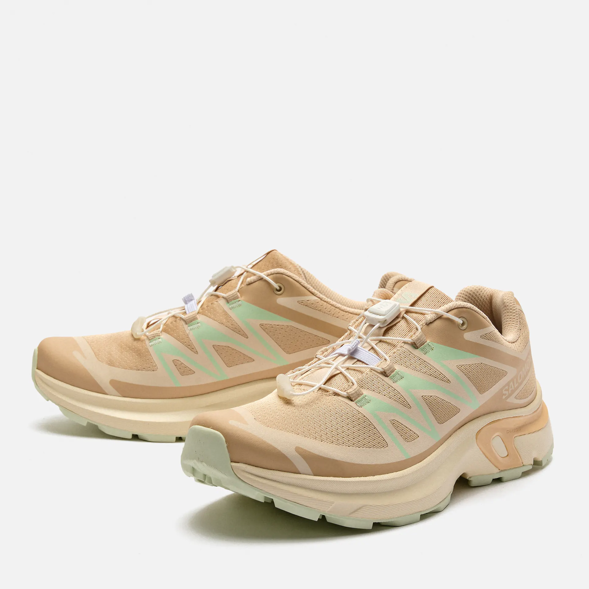 Salomon XT-EVR Sneaker Sun Kiss/ Hazelnut/Canary Green