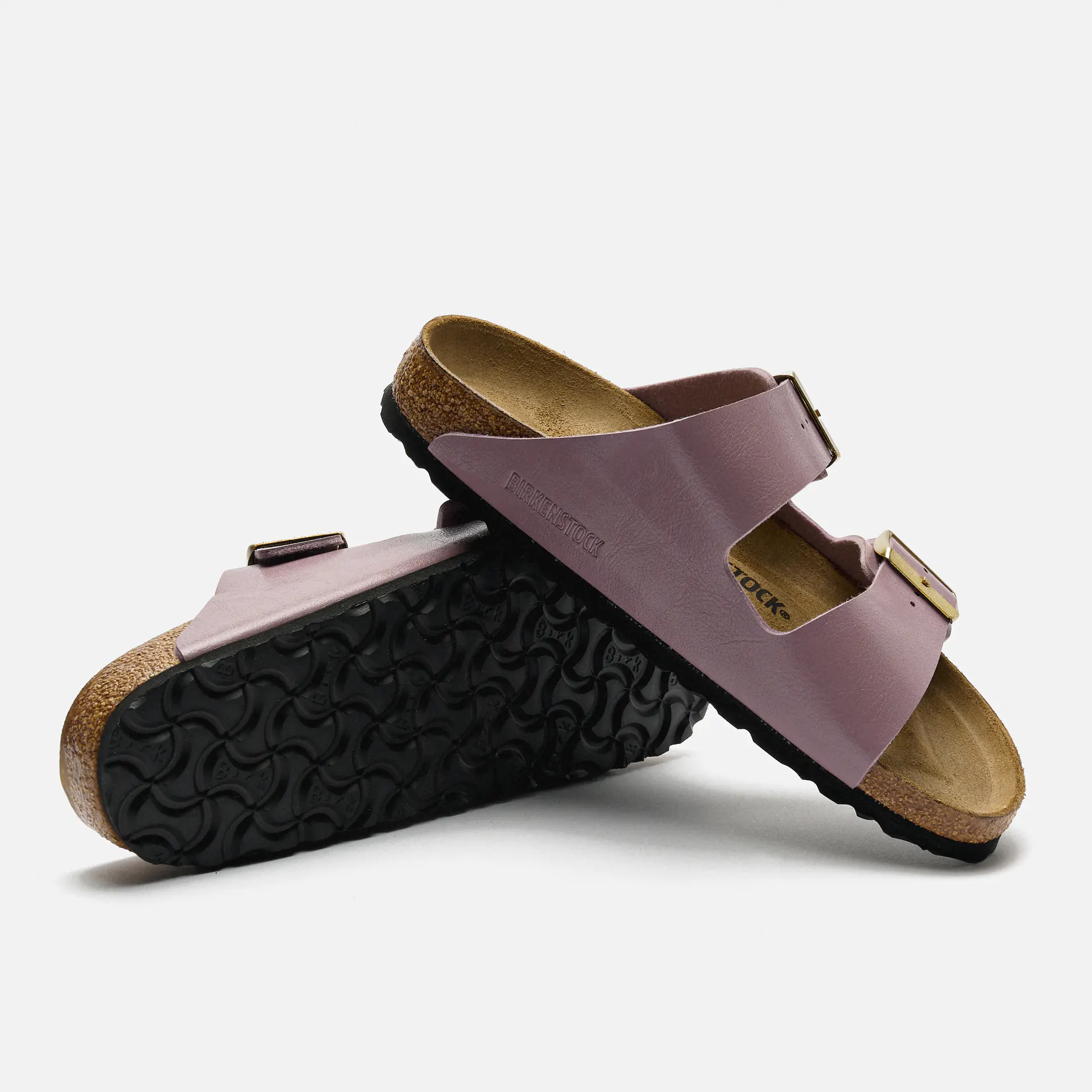 Birkenstock Arizona Birko-Flor (Narrow Fit) Sandals Graceful Faded Purple