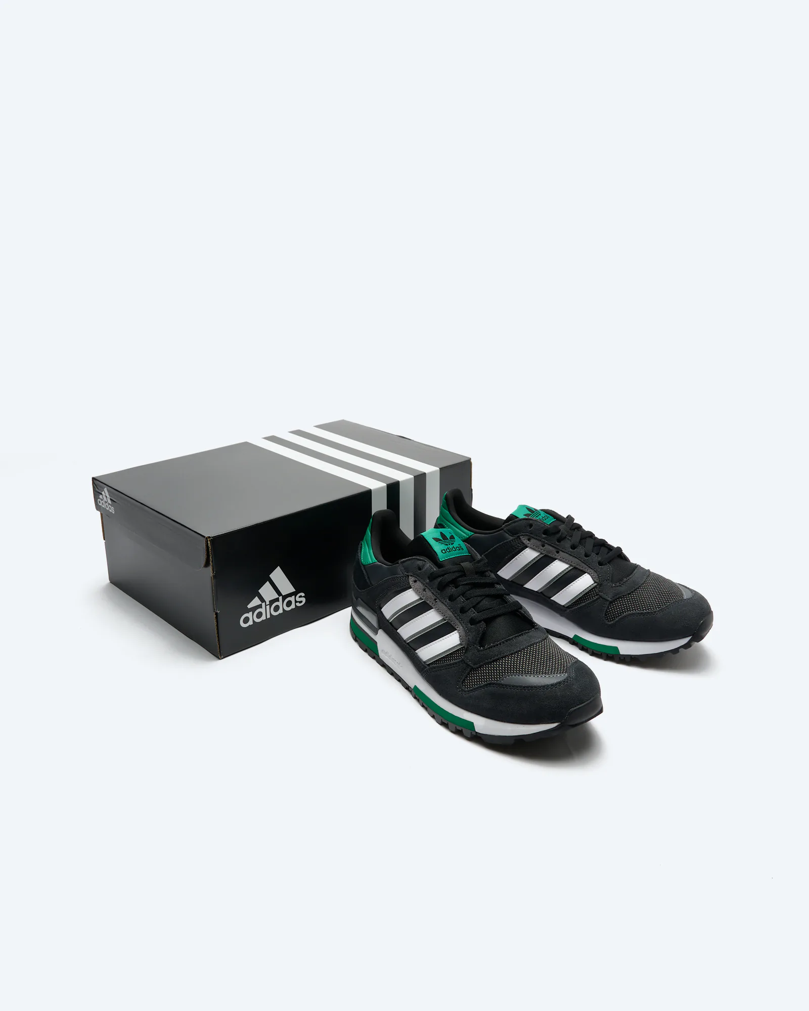 adidas Originals ZX 600 Sneaker Carbon/White/Green