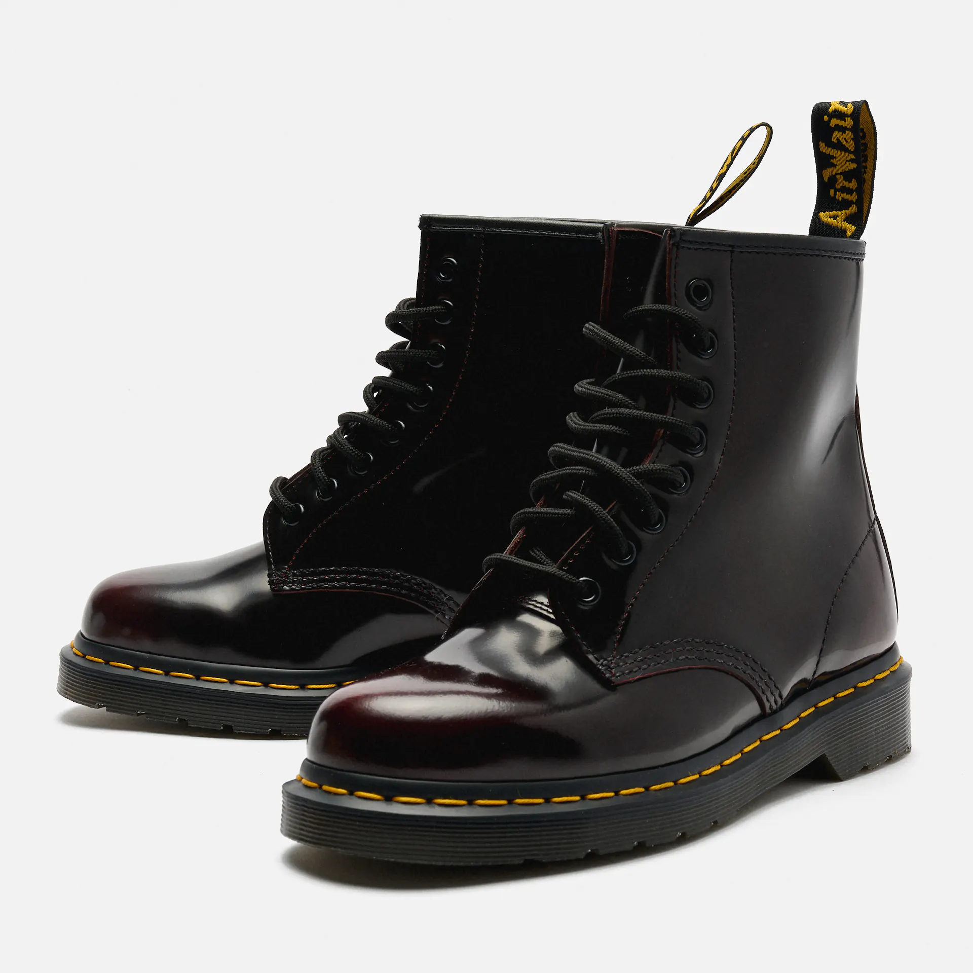 Dr. Martens 1460 Arcadia Leather Boots Cherry Red