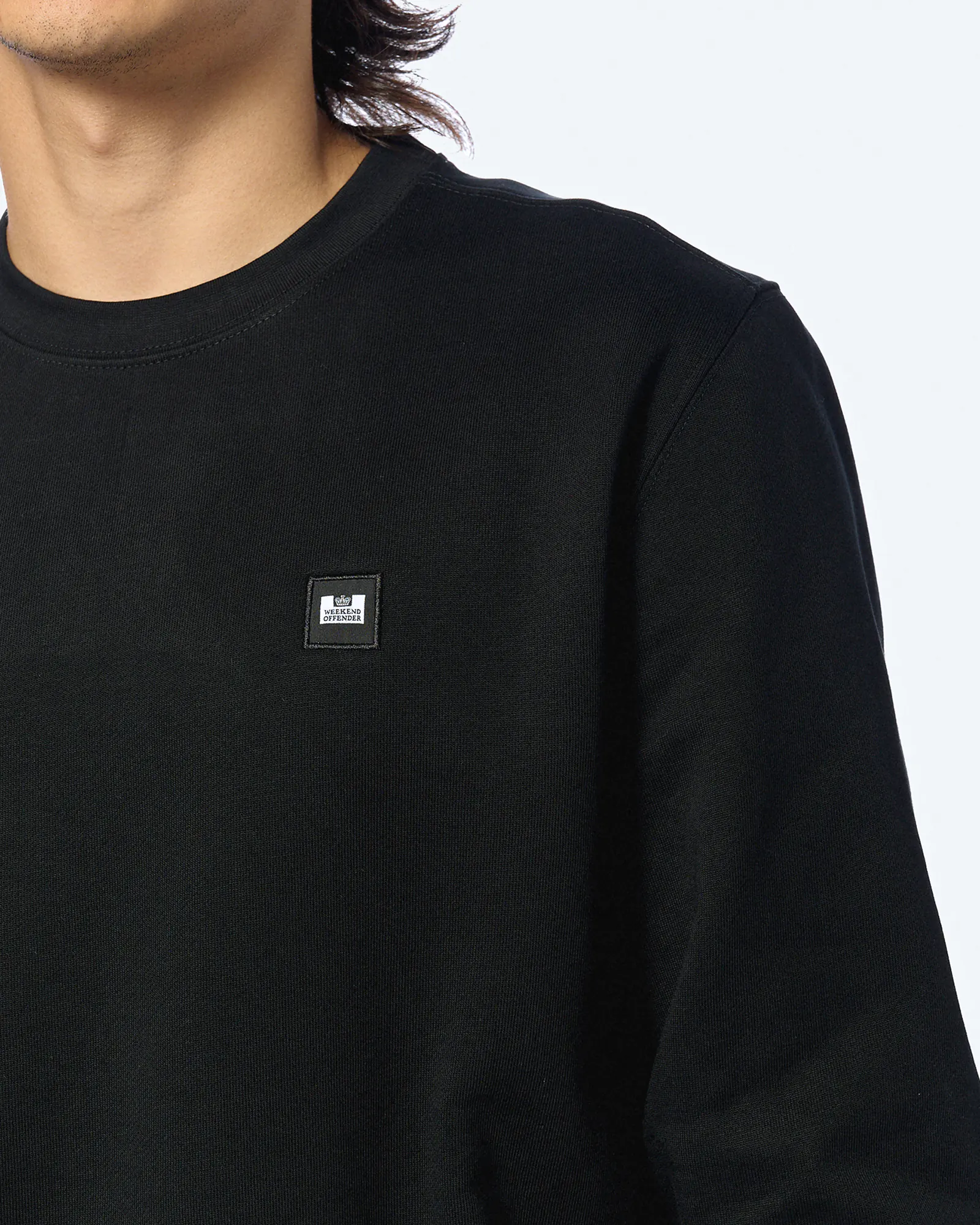 Weekend Offender Ferrer Sweatshirt Black Weekend Offender Ferrer Sweatshirt Black