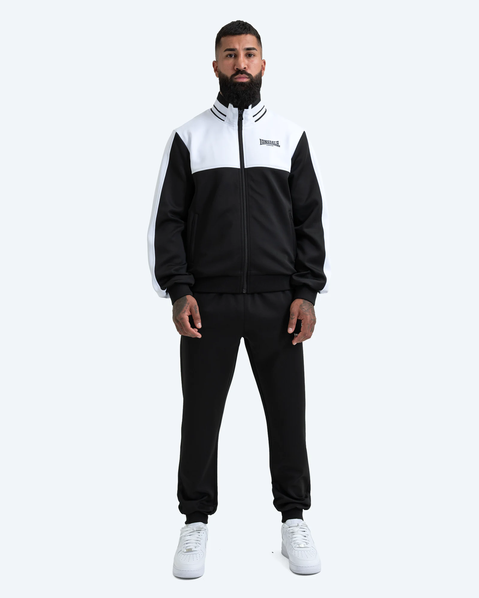 Upney Tracksuit Black/White