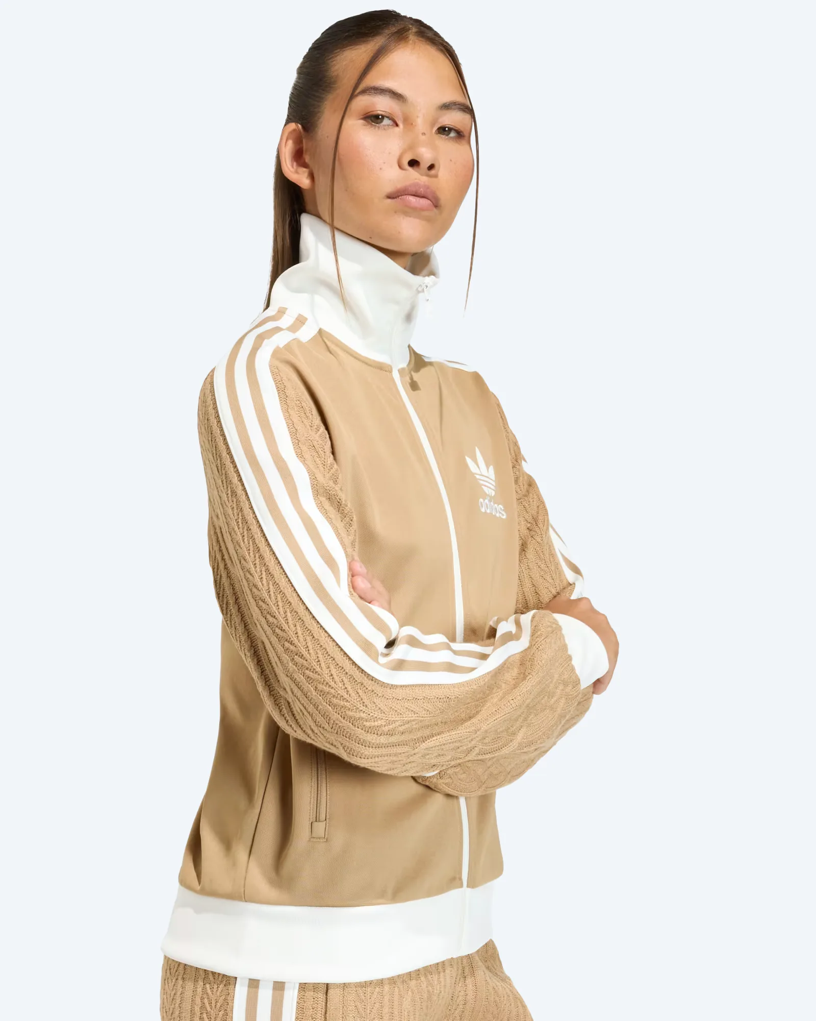 adidas Originals Knit Classics Track Top Carboard