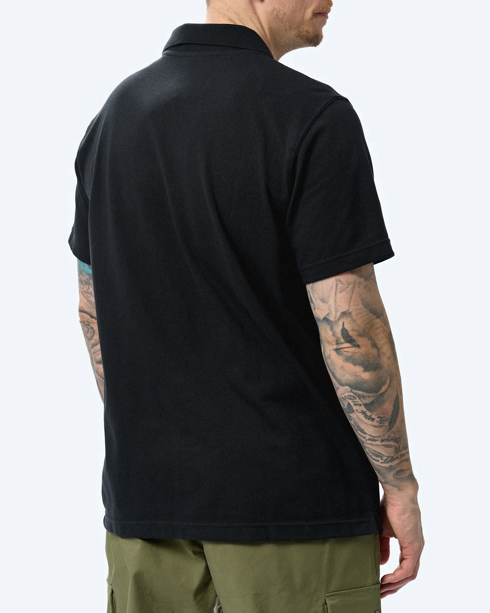 New Balance Cotton Pique Polo Shirt Black New Balance Cotton Pique Polo Shirt Black