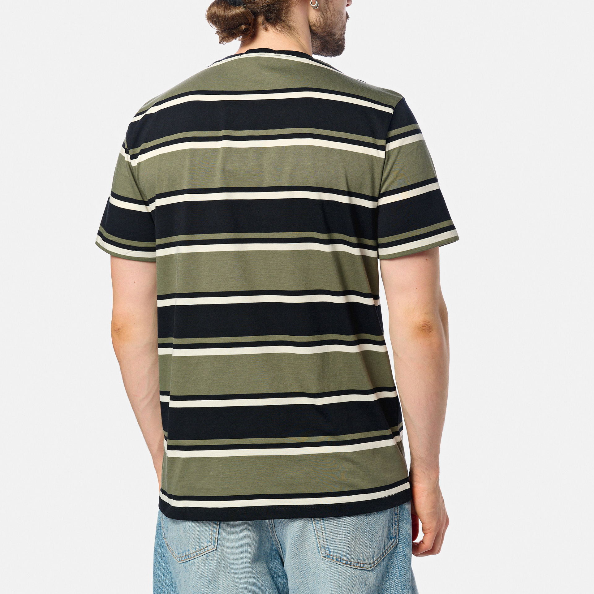 Fred Perry Bold Striped T-Shirt Black