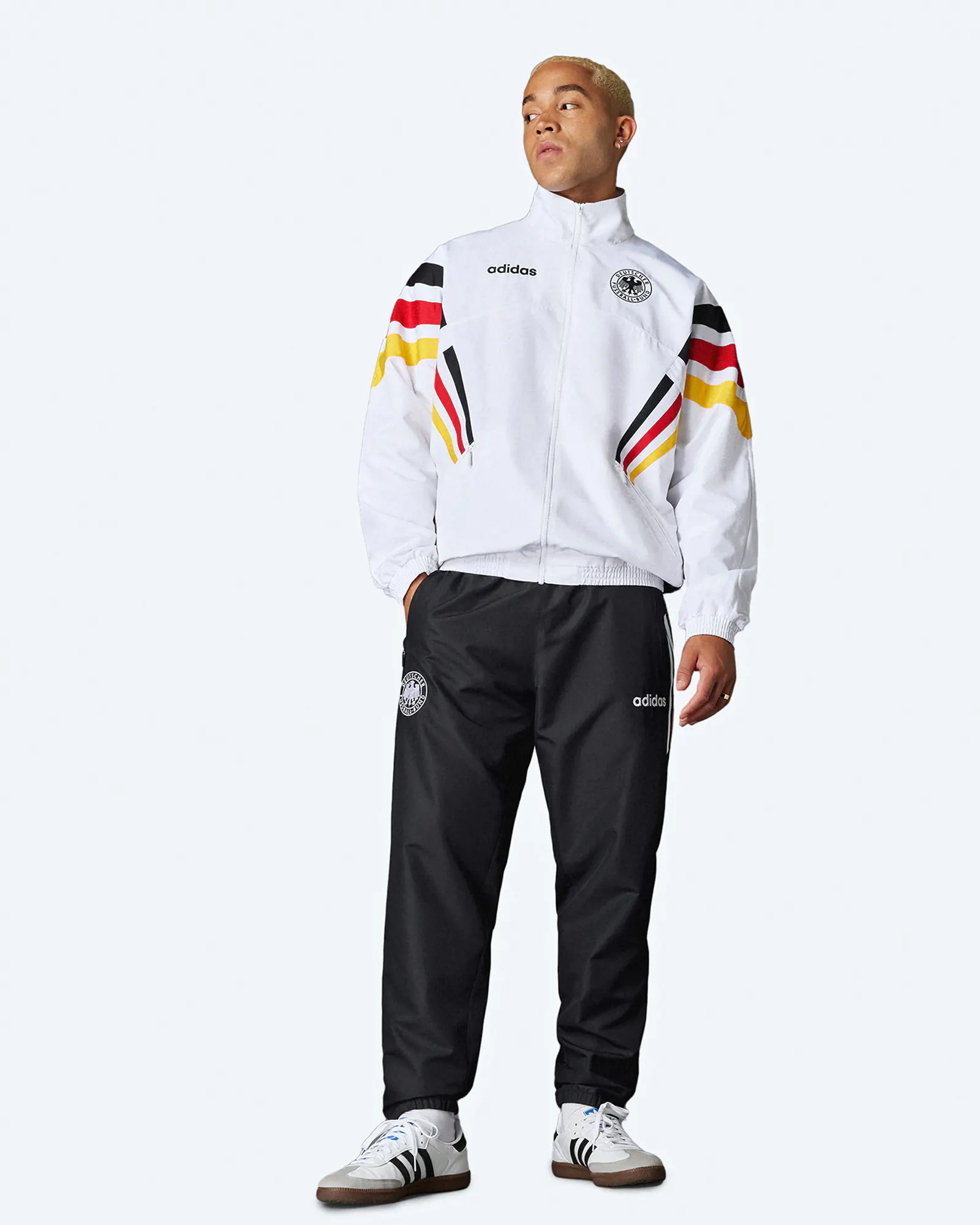 adidas DFB 1996 Woven Track Jacket White/Black