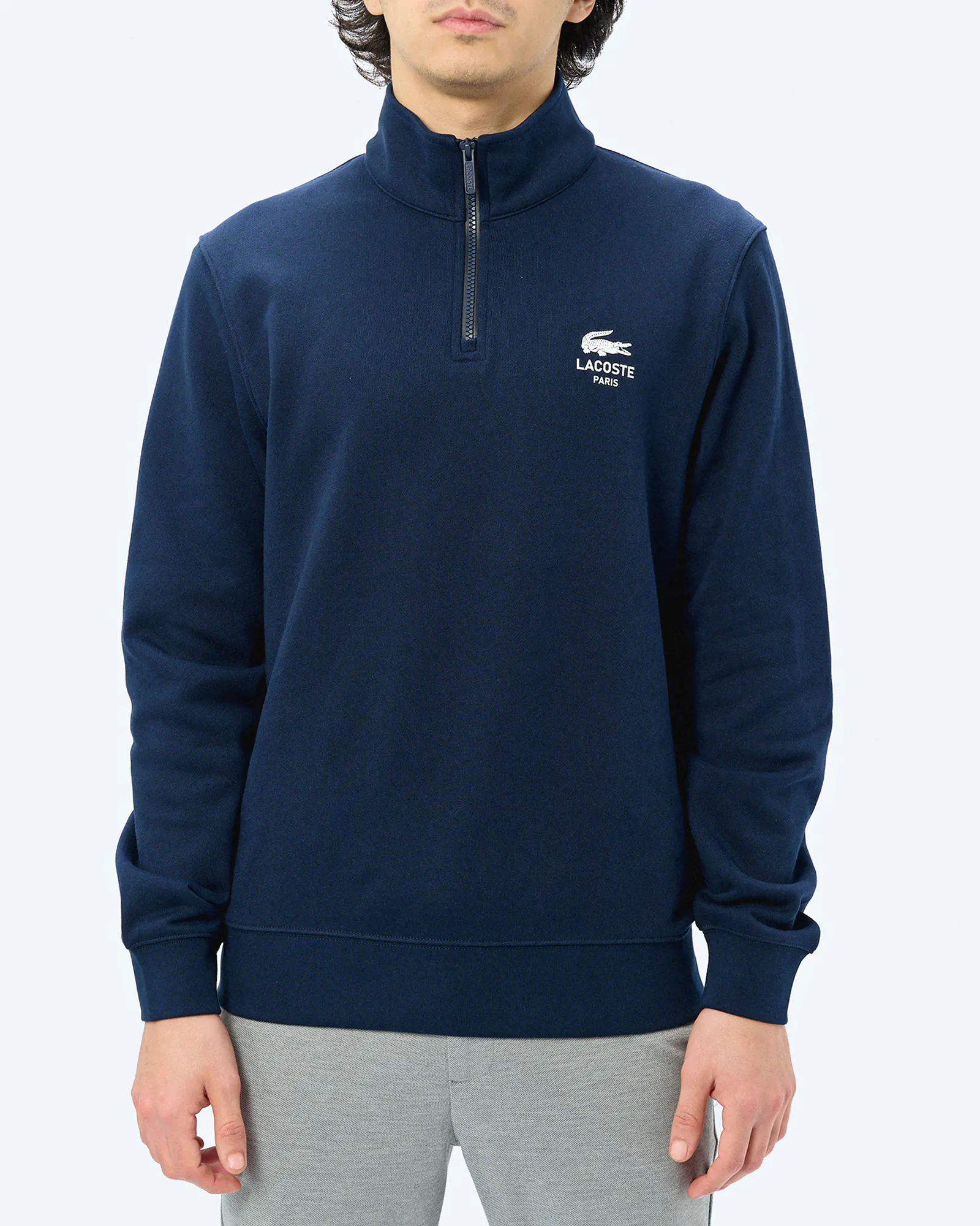 Lacoste Half-Zip Sweatshirt Navy Blue Lacoste Half-Zip Sweatshirt Navy Blue