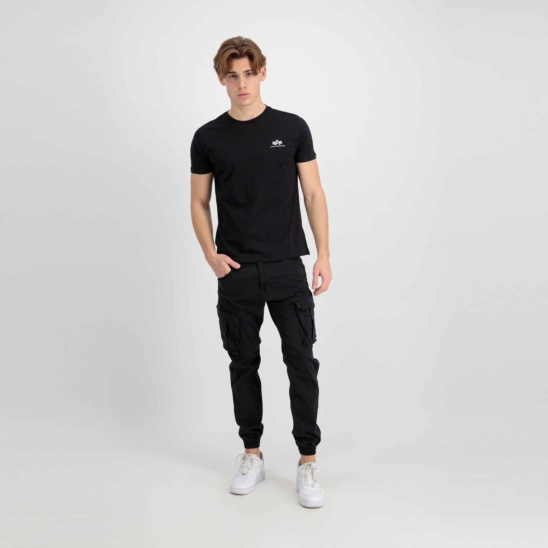 Alpha Industries Basic T-Shirt Small Logo Black