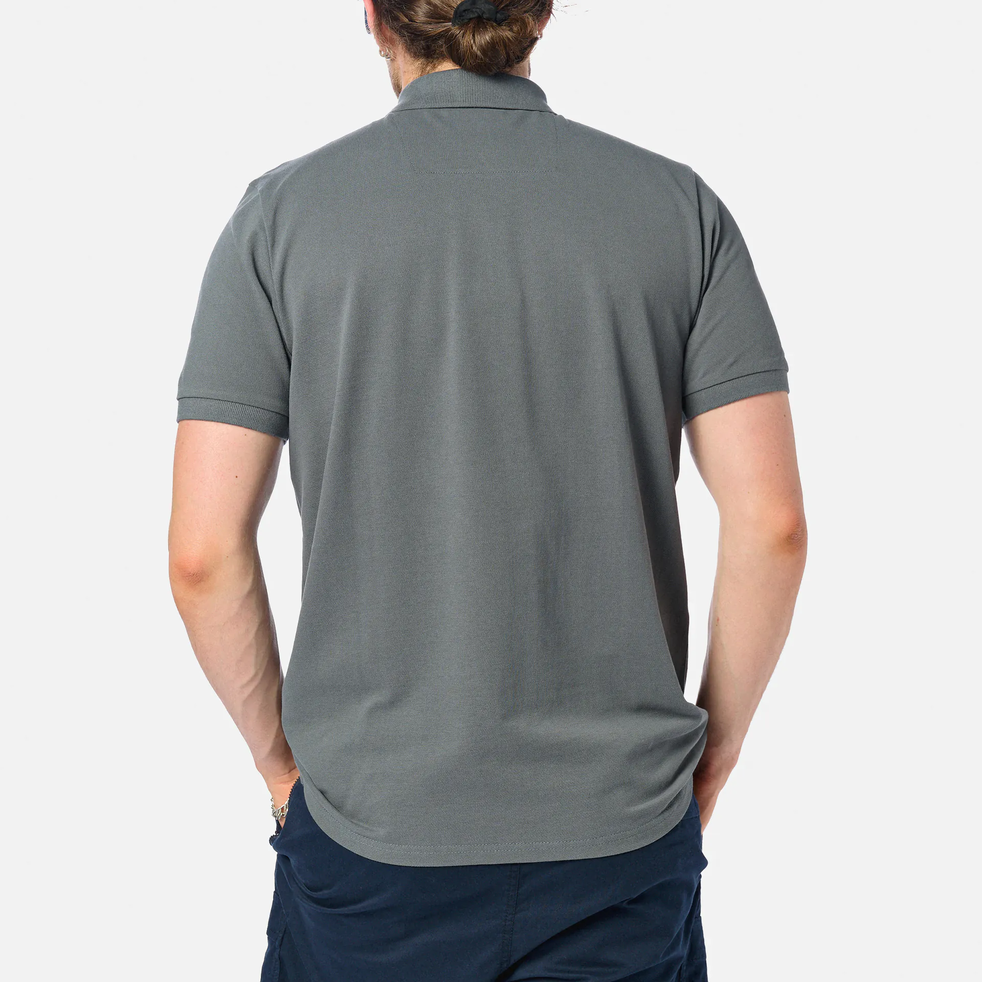 Weekend Offender Caneiros Polo Shirt Zinc