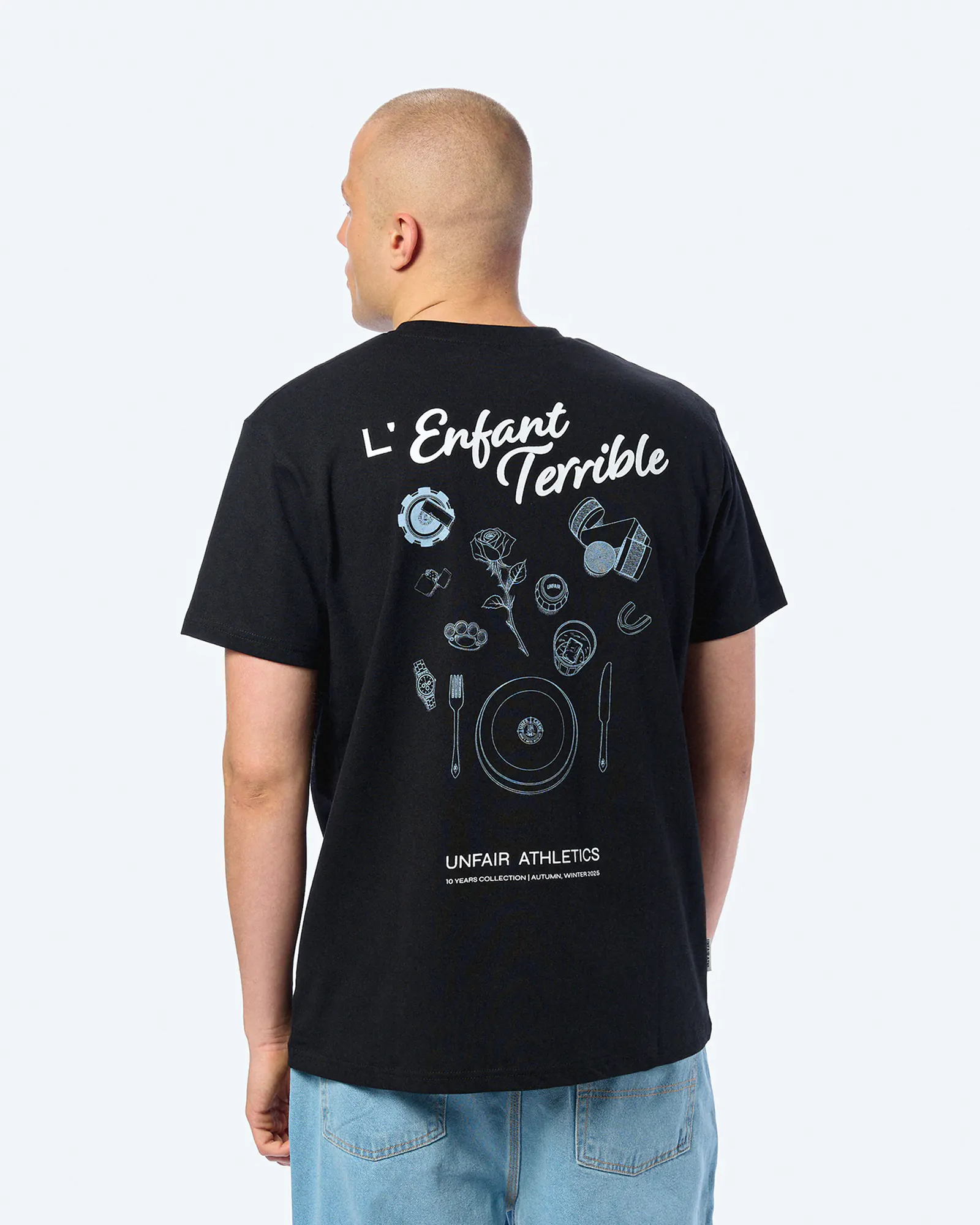 Unfair Athletics Enfant Terrible Dinner T-Shirt Black