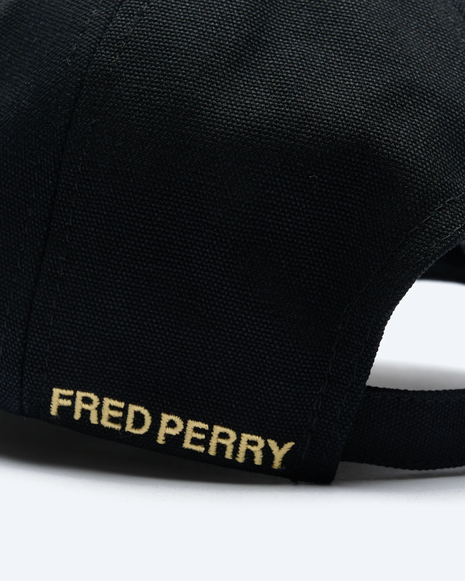 Fred Perry Bold Branding Canvas Cap Black/Champagne