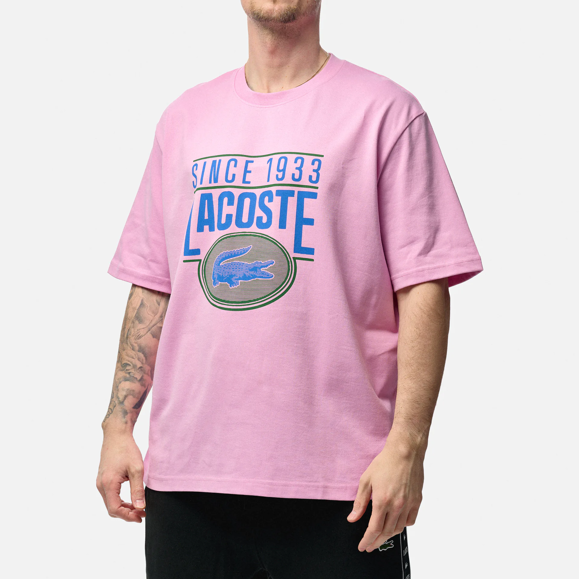 Lacoste Loose Fit Print T-Shirt Gelato 