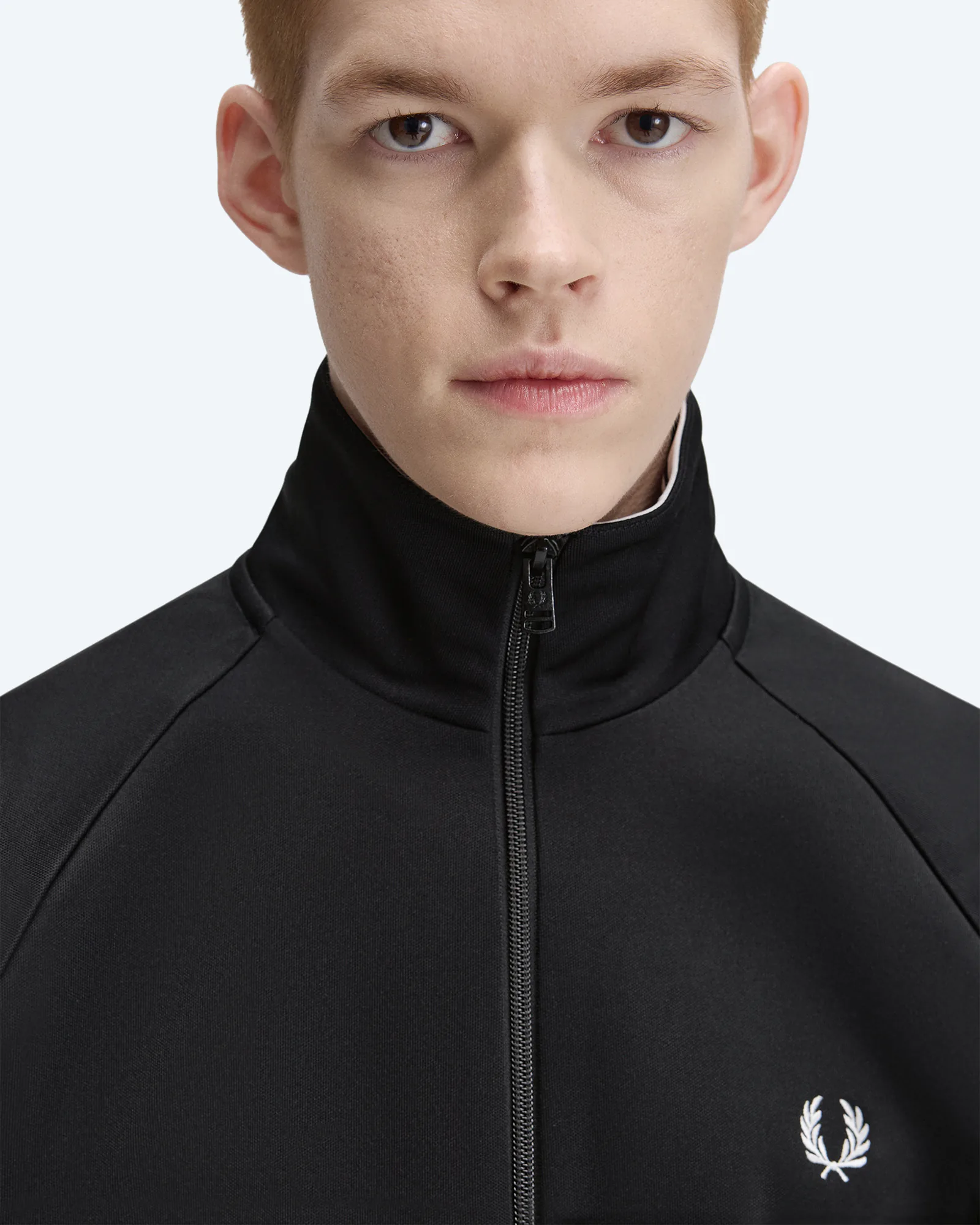 Tipped Track Jacket Black