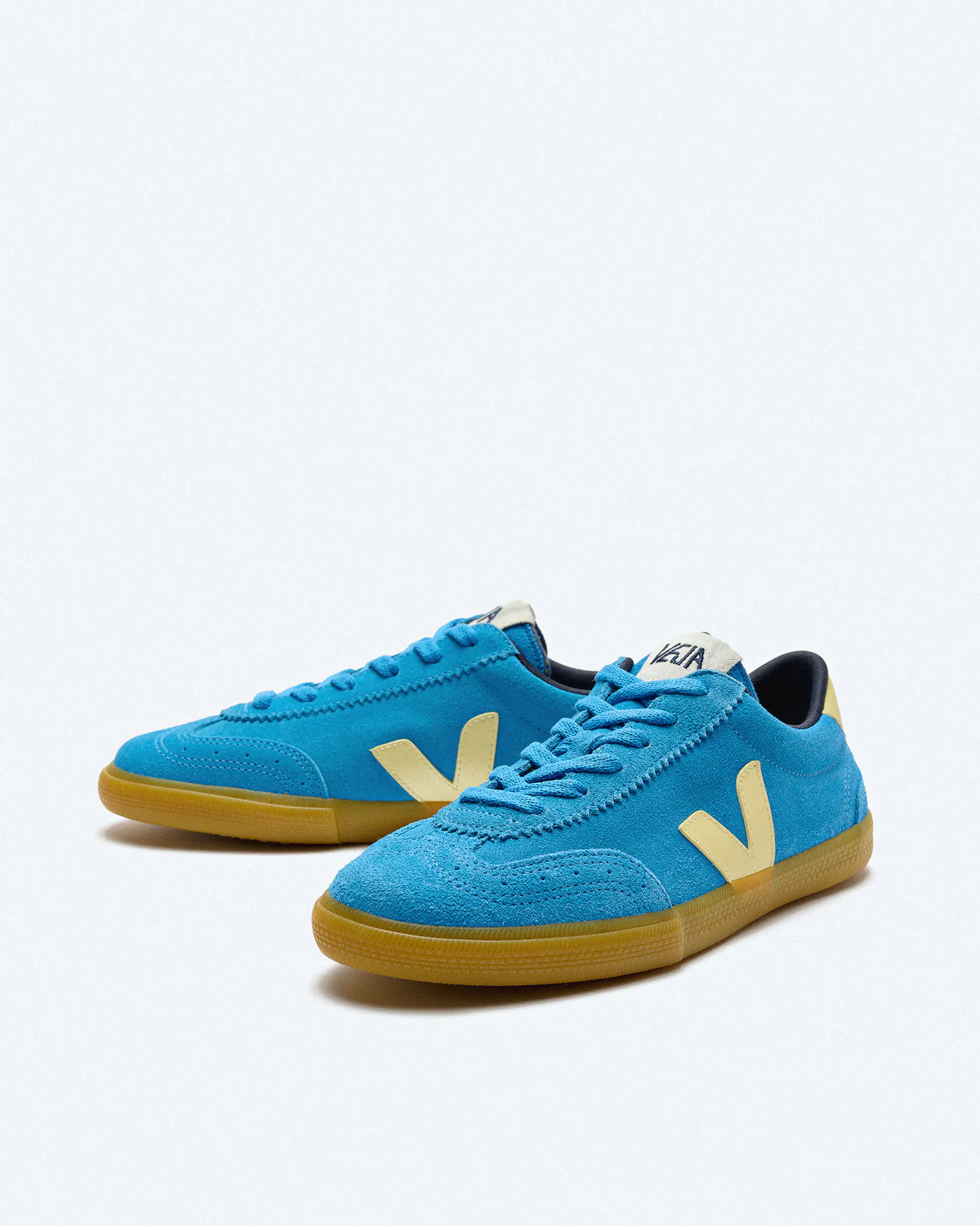 Veja Volley Suede Leather Sneaker Egee Sun Veja Volley Suede Leather Sneaker Egee Sun