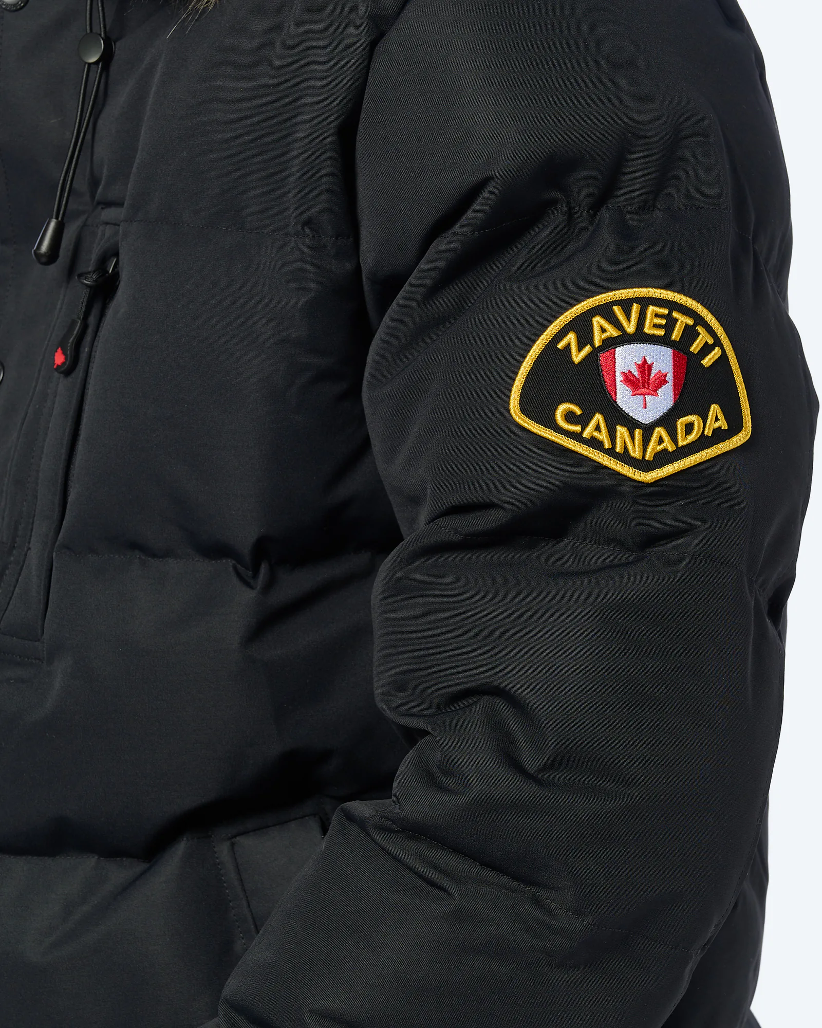 Zavetti Canada Oshawa 2.0 Puffer Parka Jacket Black