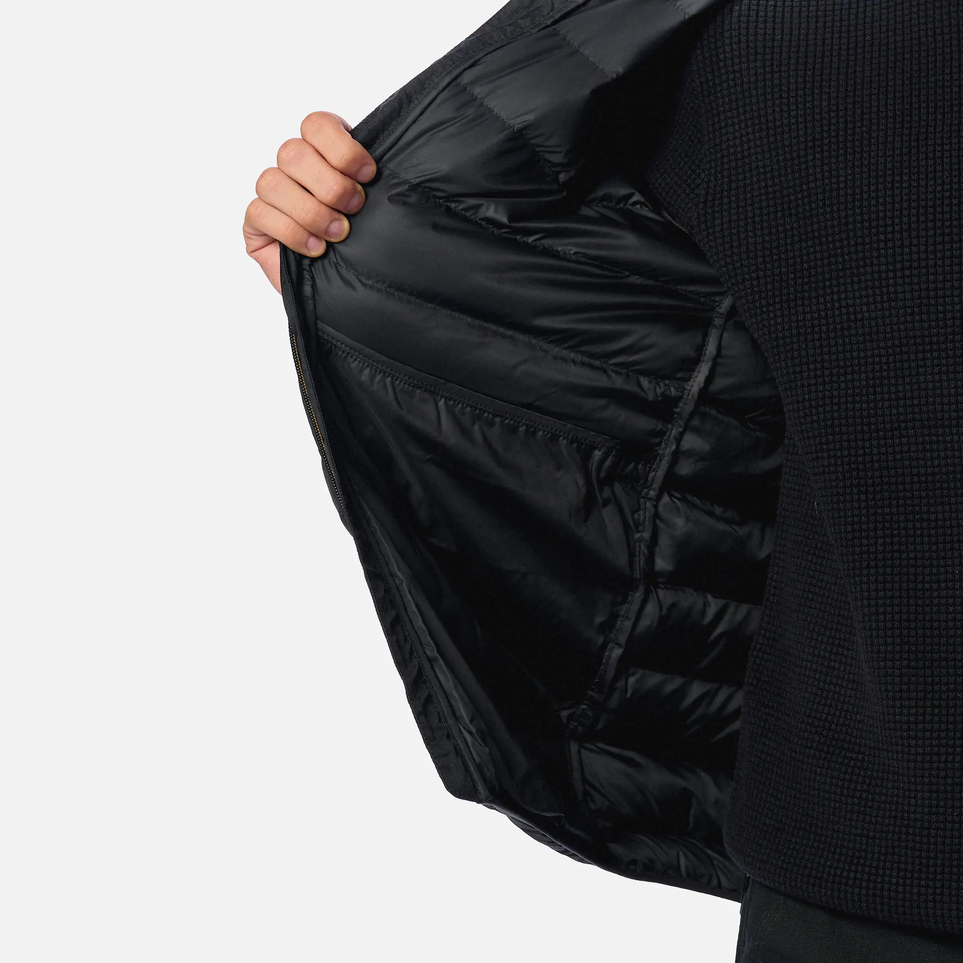Fred Perry Hooded Insulated Jacket Black