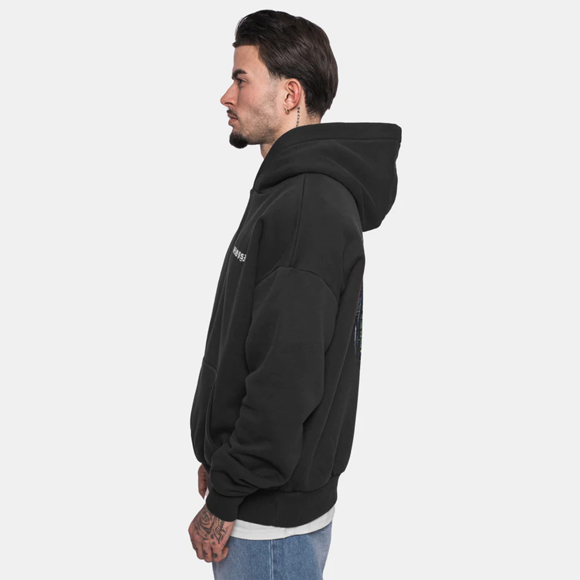 Dropsize Heavy Oversize Sneaky Youth Hoody Washed Black