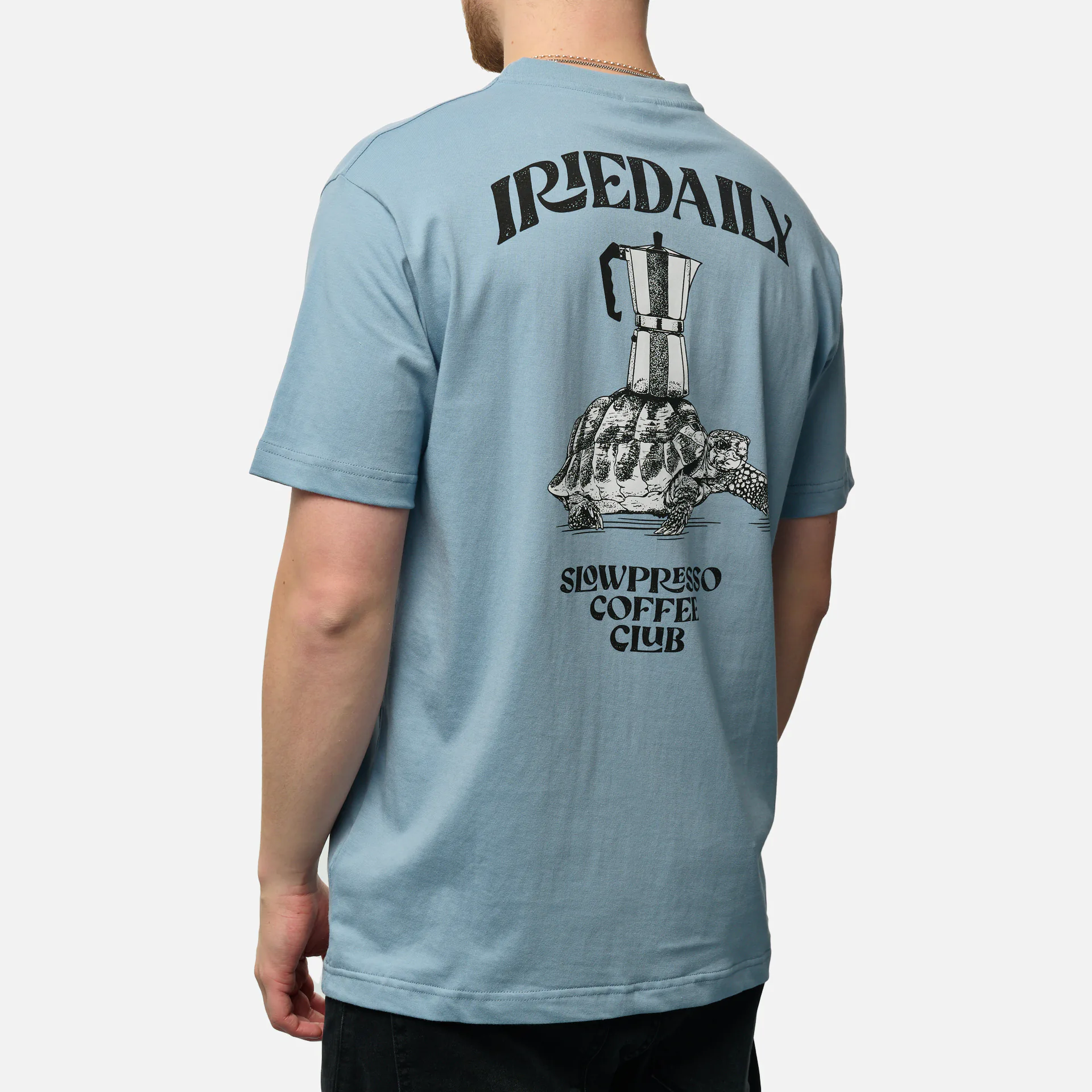 Iriedaily Slowpresso T-Shirt Light Blue