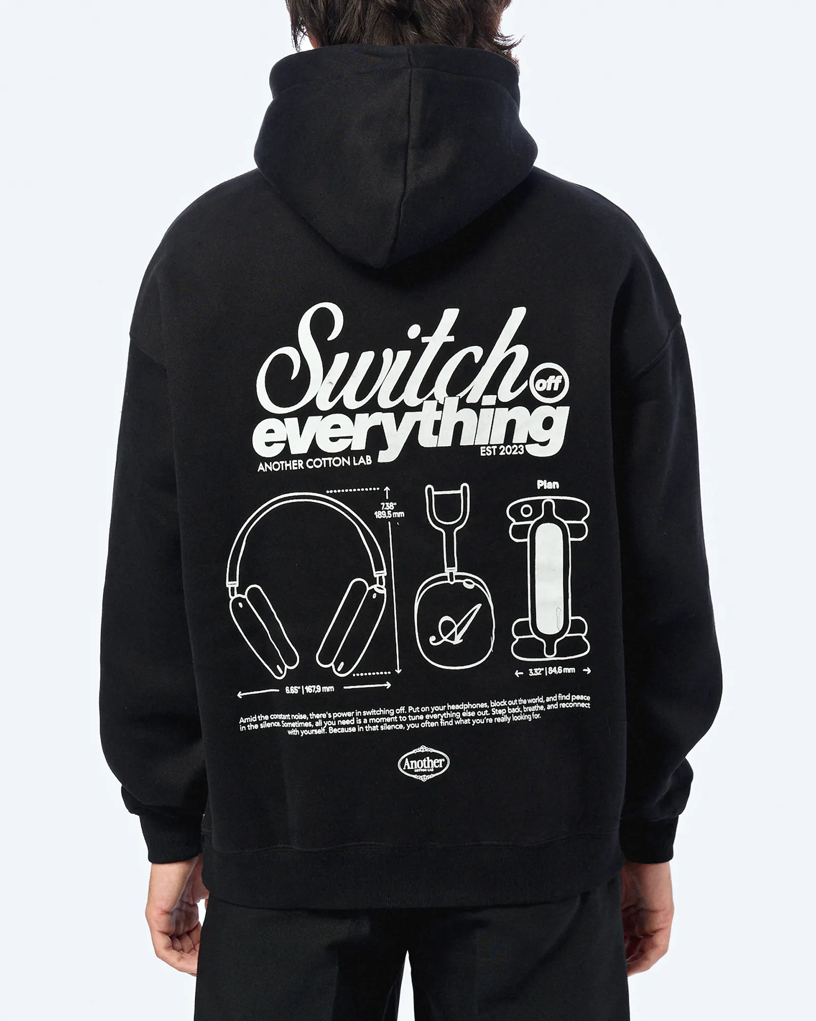 Another Cotton Pods Hoodie Black Another Cotton Pods Hoodie Black