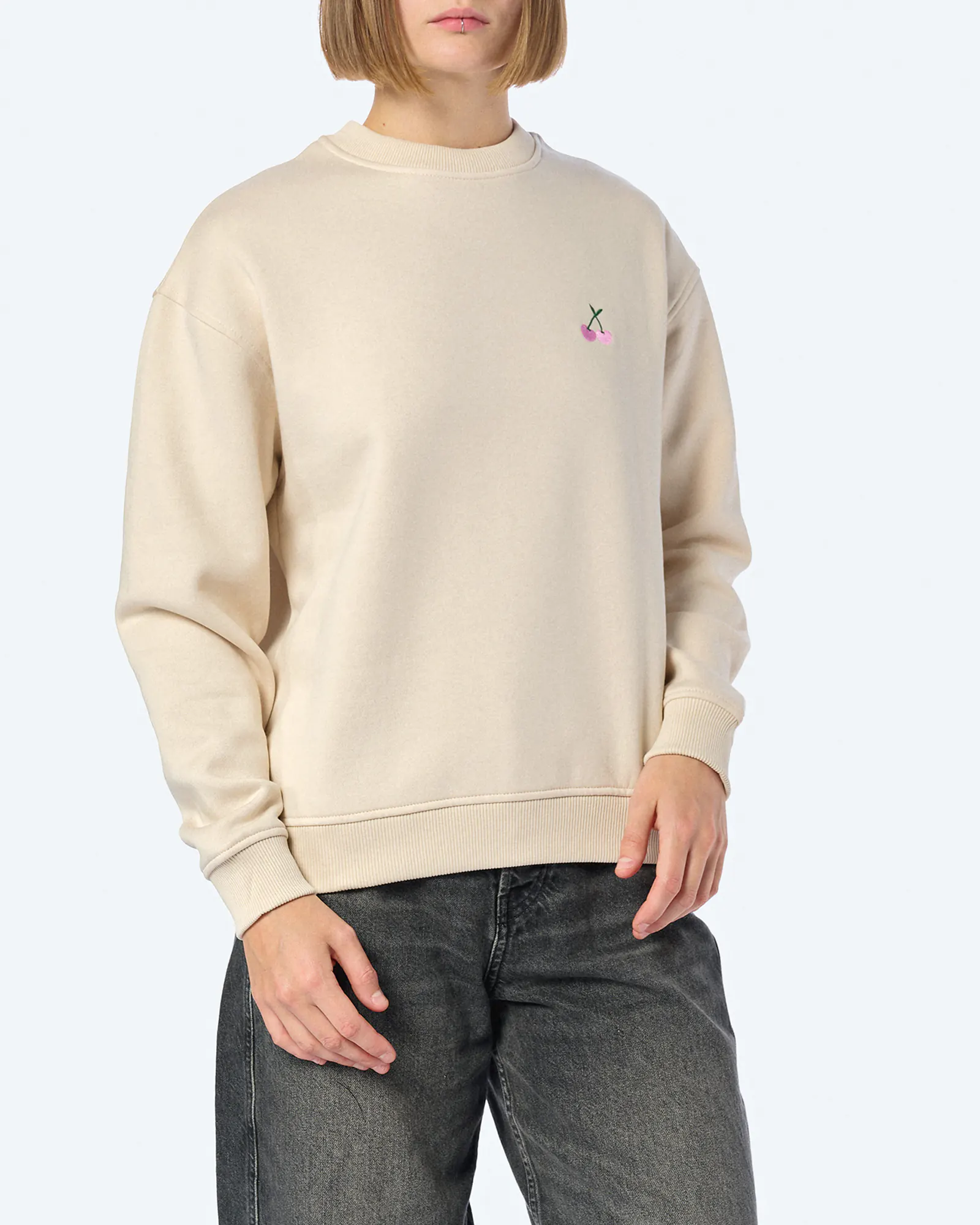 Kleinigkeit Bonjour Swädder Sweatshirt Beige Kleinigkeit Bonjour Swädder Sweatshirt Beige