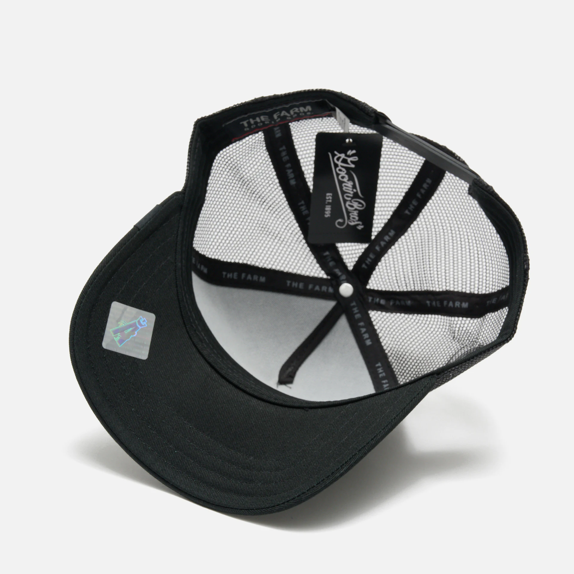 Goorin Bros The Bandit Baseball Trucker Cap Black