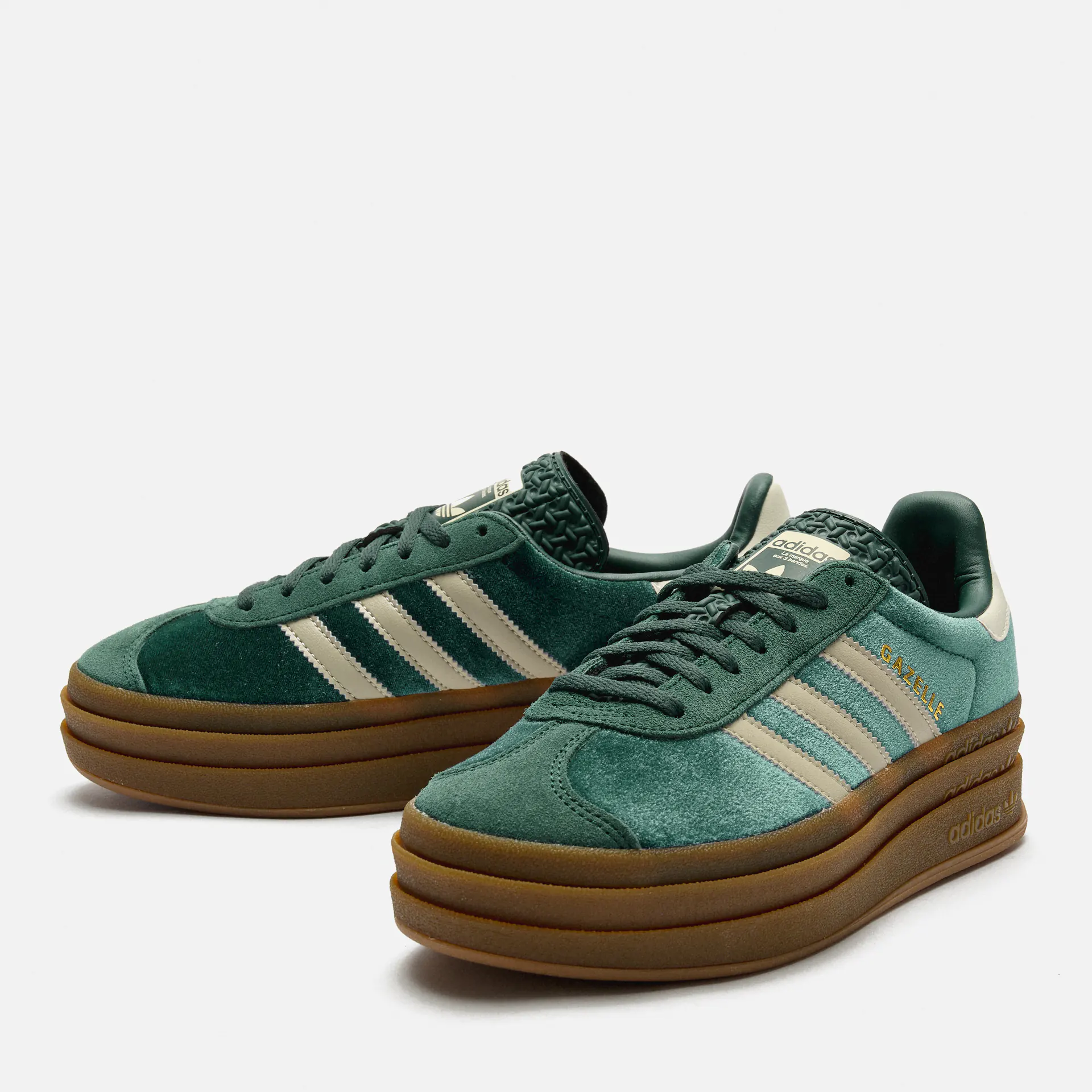 adidas Originals Gazelle Bold Sneaker Mineral Green/Putty Grey adidas Originals Gazelle Bold Sneaker Mineral Green/Putty Grey
