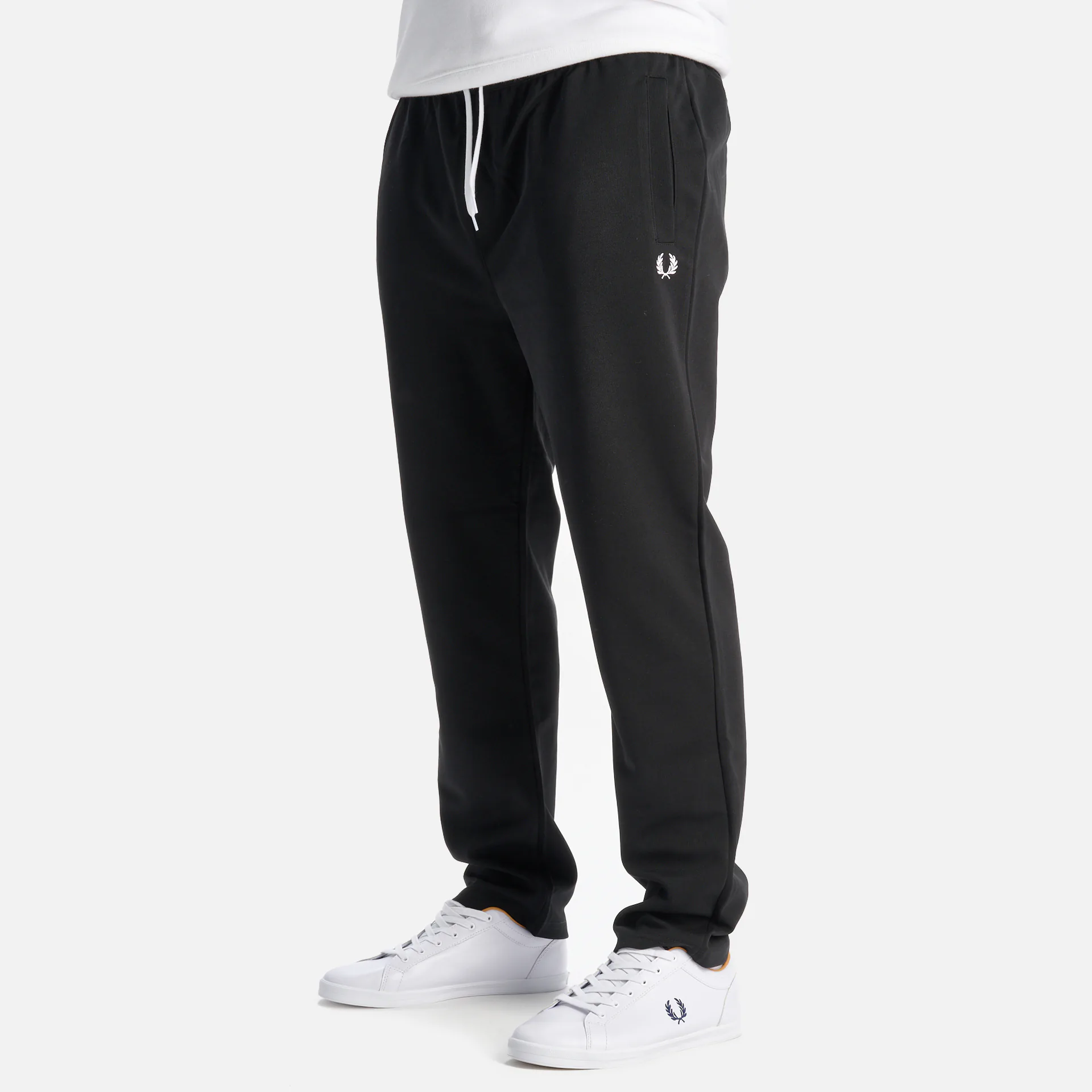 Fred Perry Reverse Tricot Track Pant Black