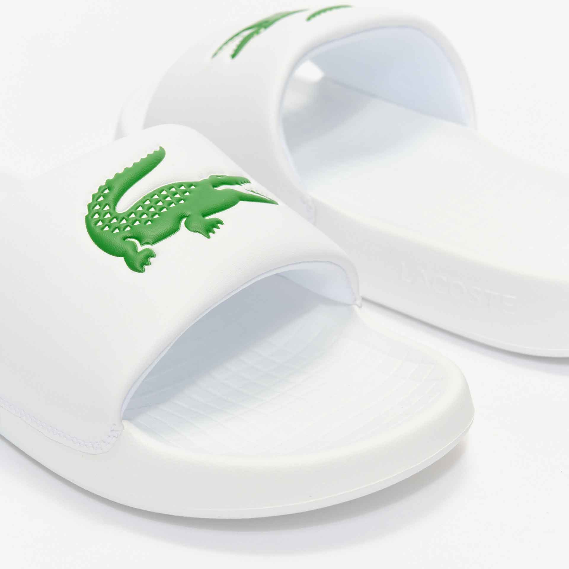 Lacoste Croco 1.0 Slides White/Green