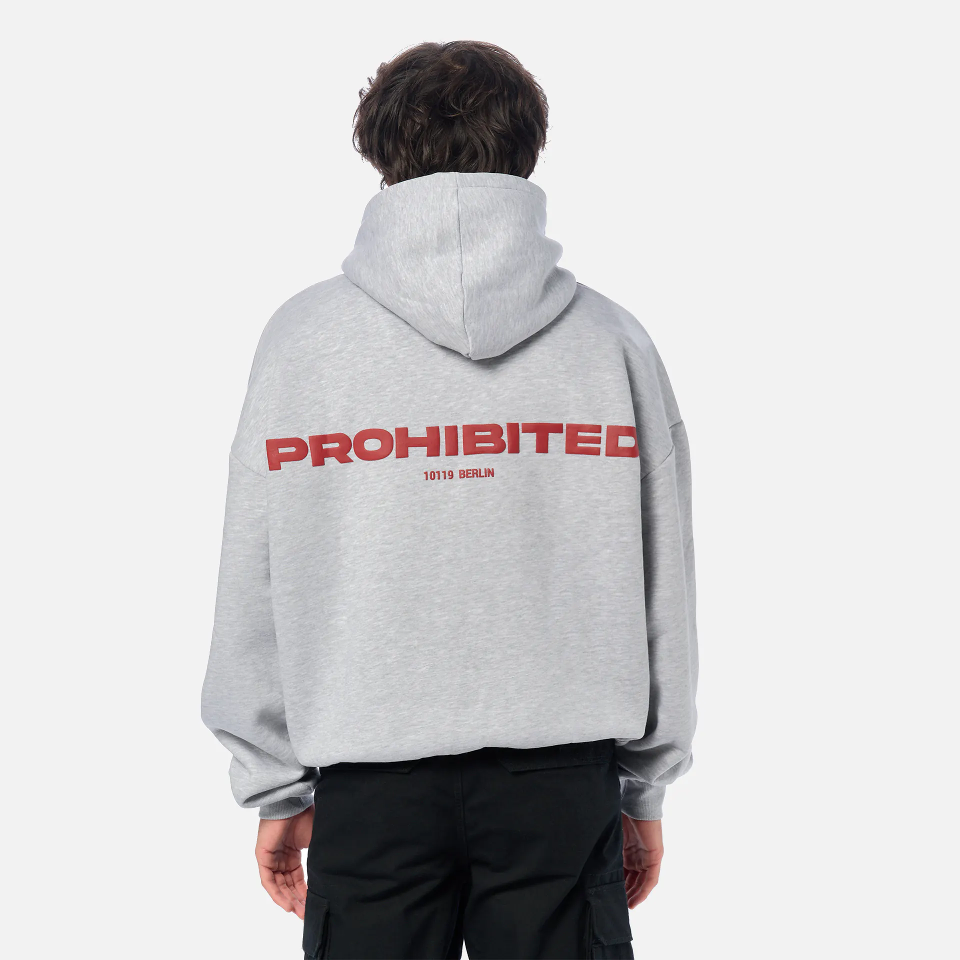 Prohibited 10119 Hoodie Grey Melange