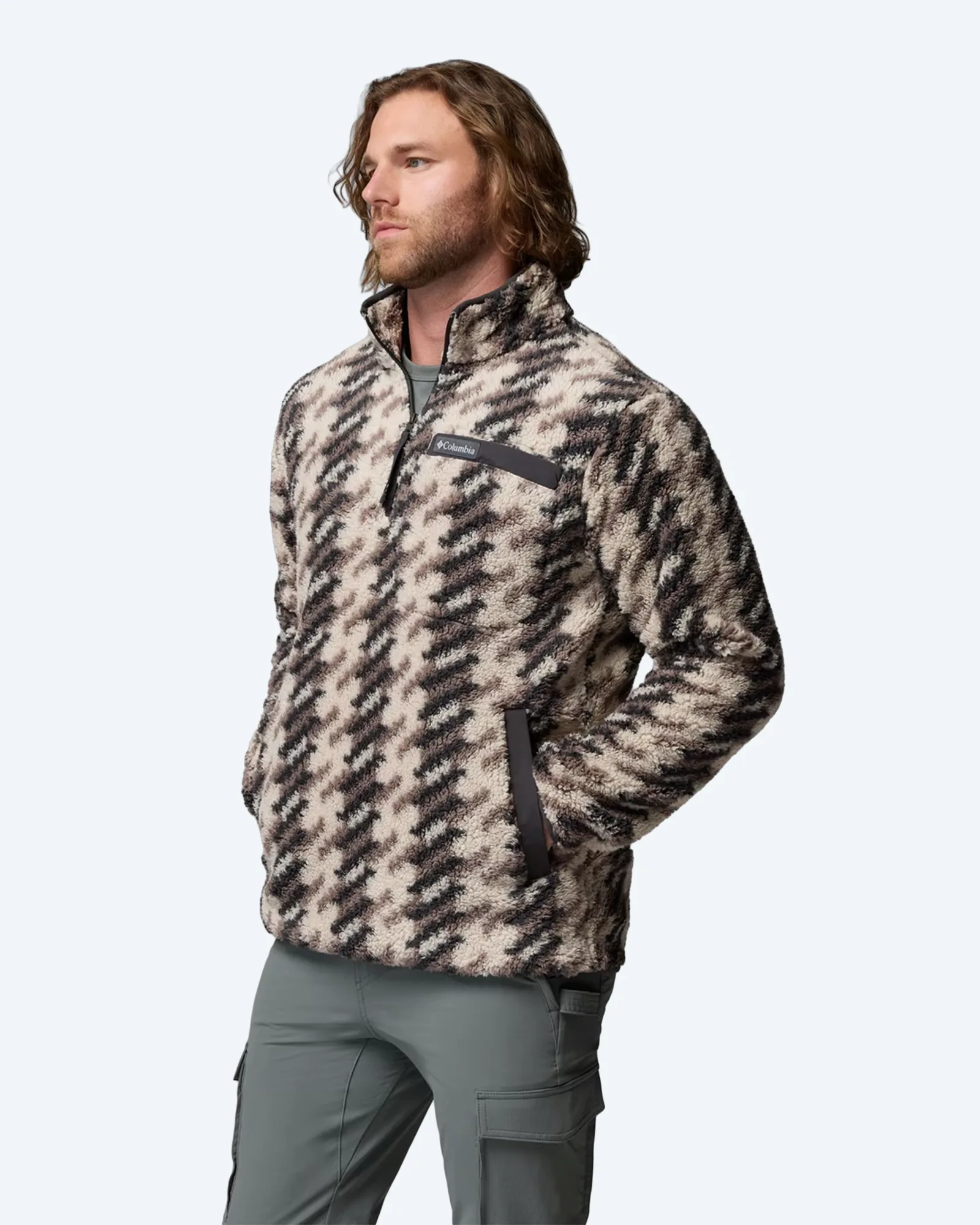 Rugged Ridge™ High Pile Half Zip Dark Stone Twills
