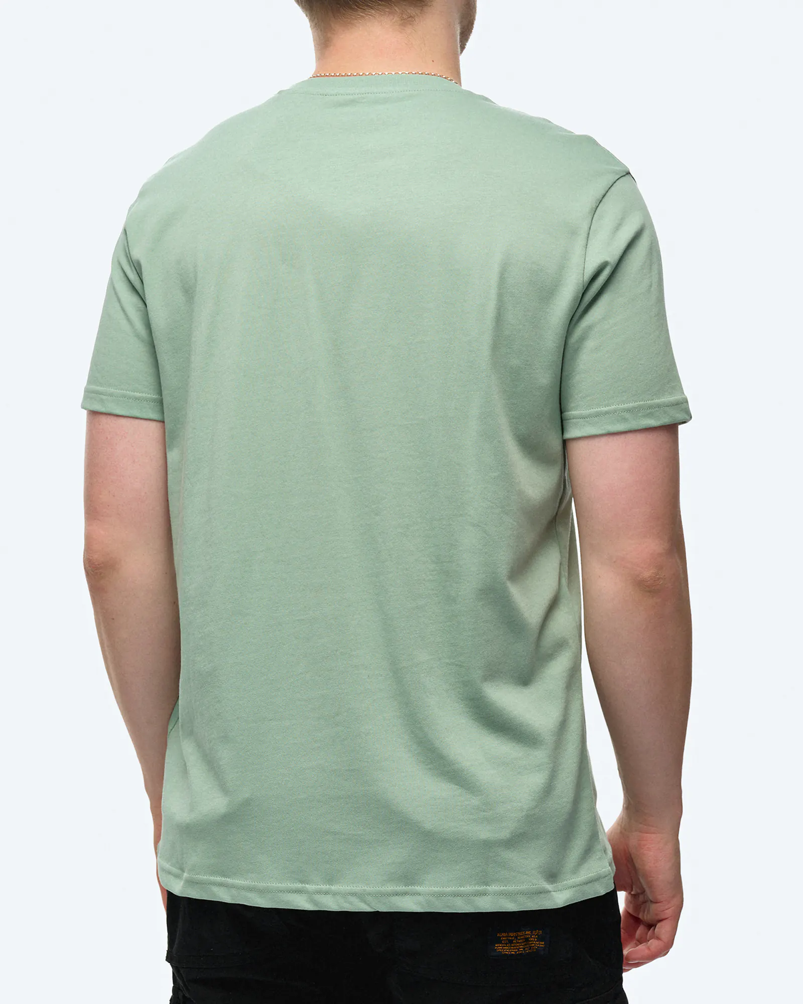 Alpha Industries Basic T-Shirt Small Logo Dusty Green Alpha Industries Basic T-Shirt Small Logo Dusty Green