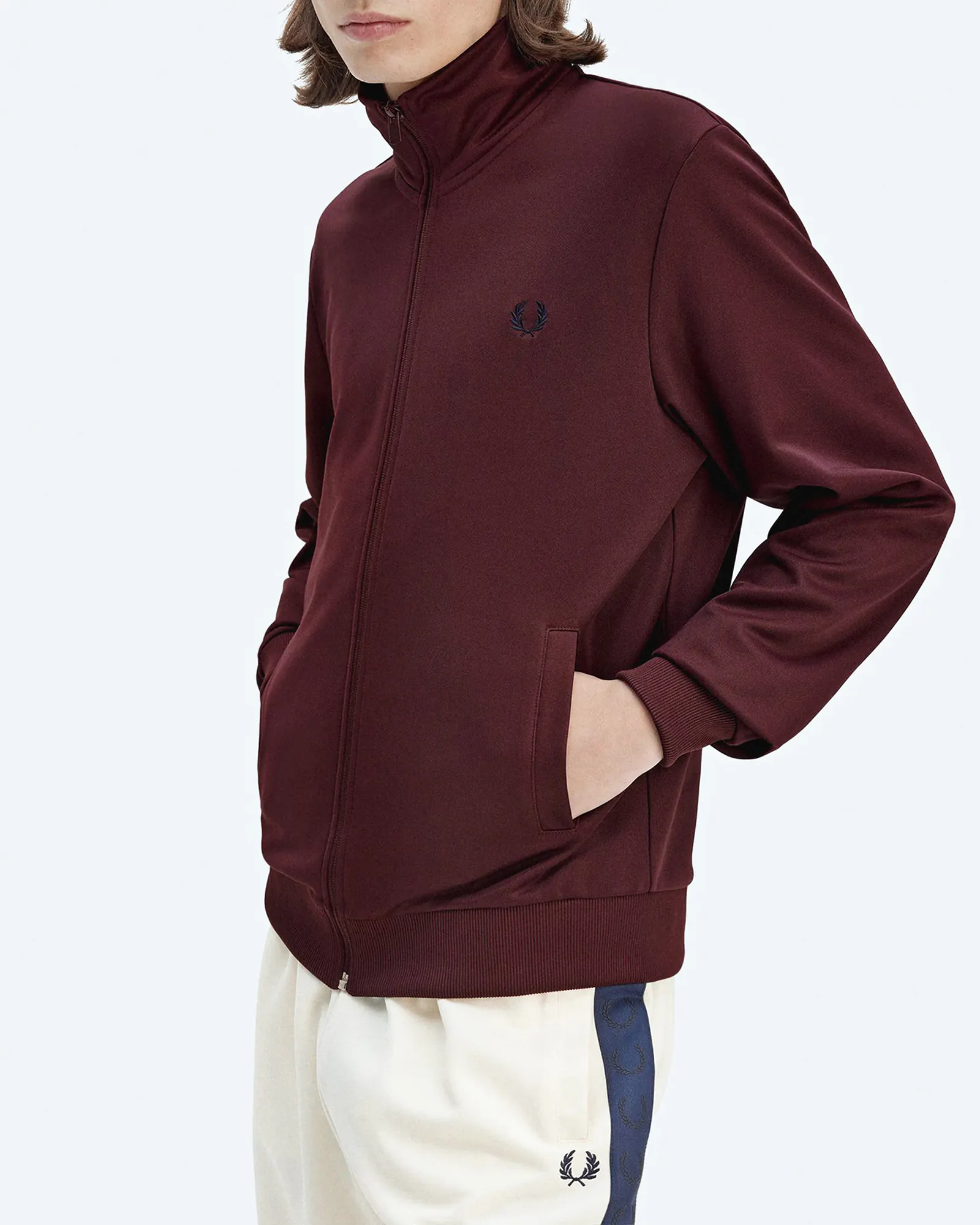 Fred Perry Track Jacket Oxblood