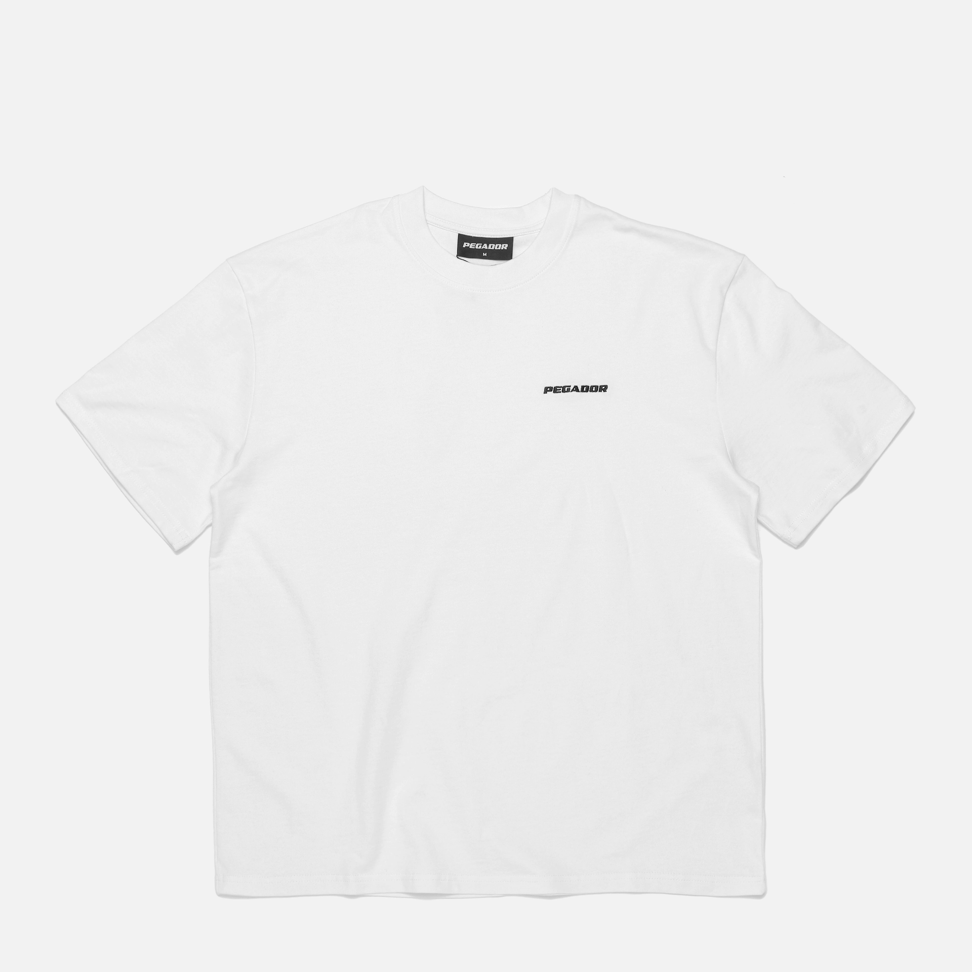 PEGADOR Logo Oversized T-Shirt White
