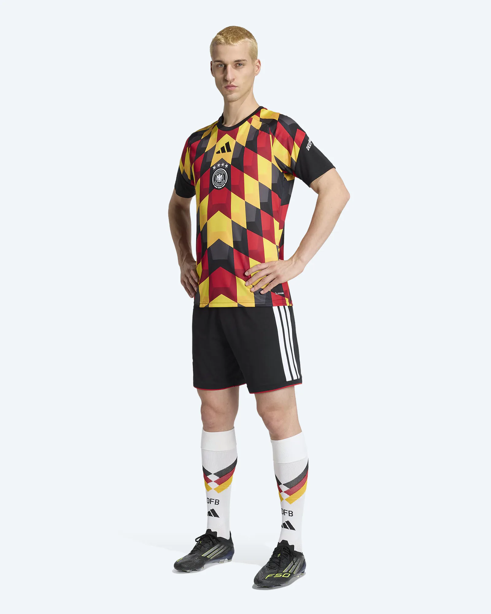 DFB Pre Shirt Home 26 Black/Yellow