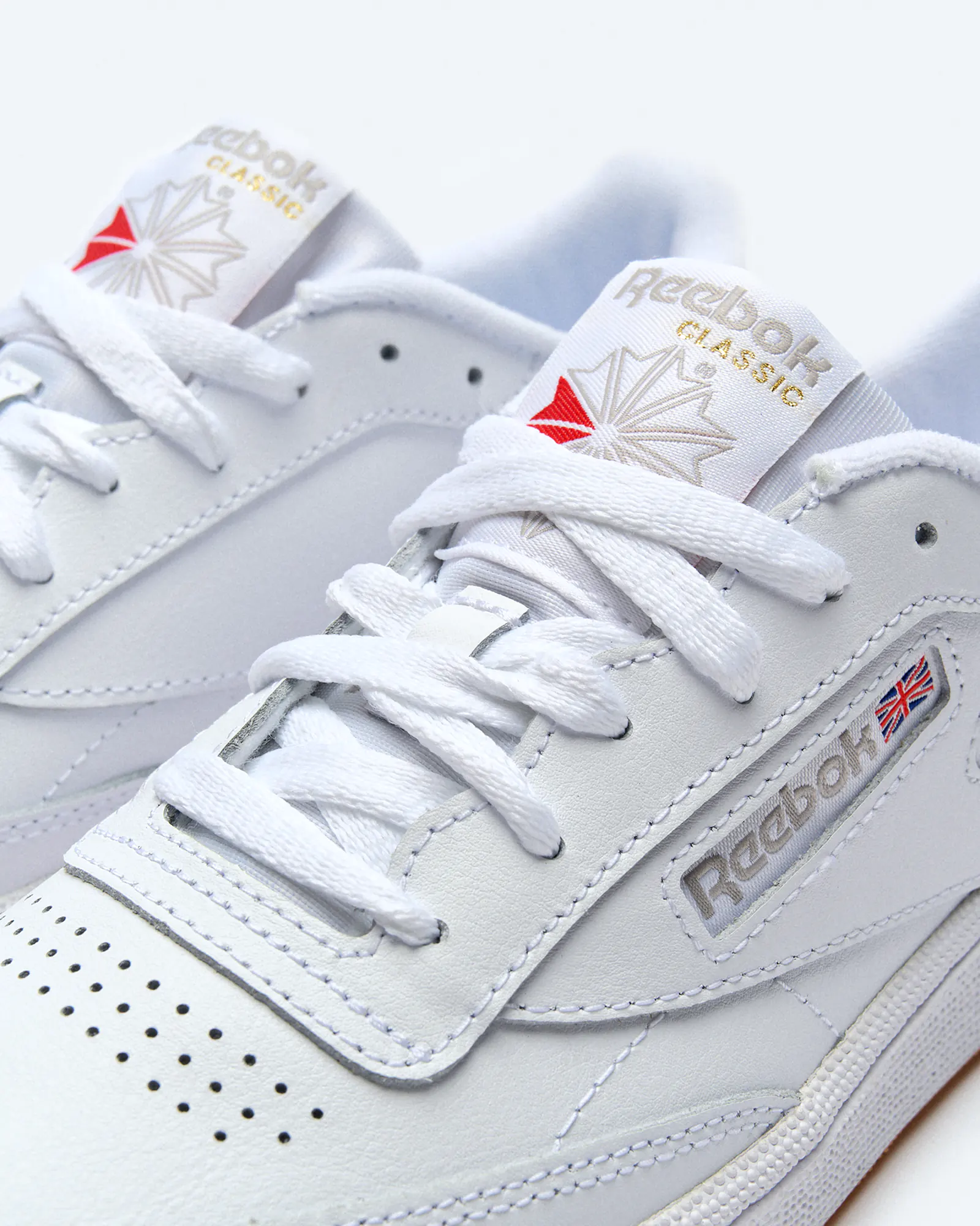 Reebok Club C 85 White Light Grey Gum