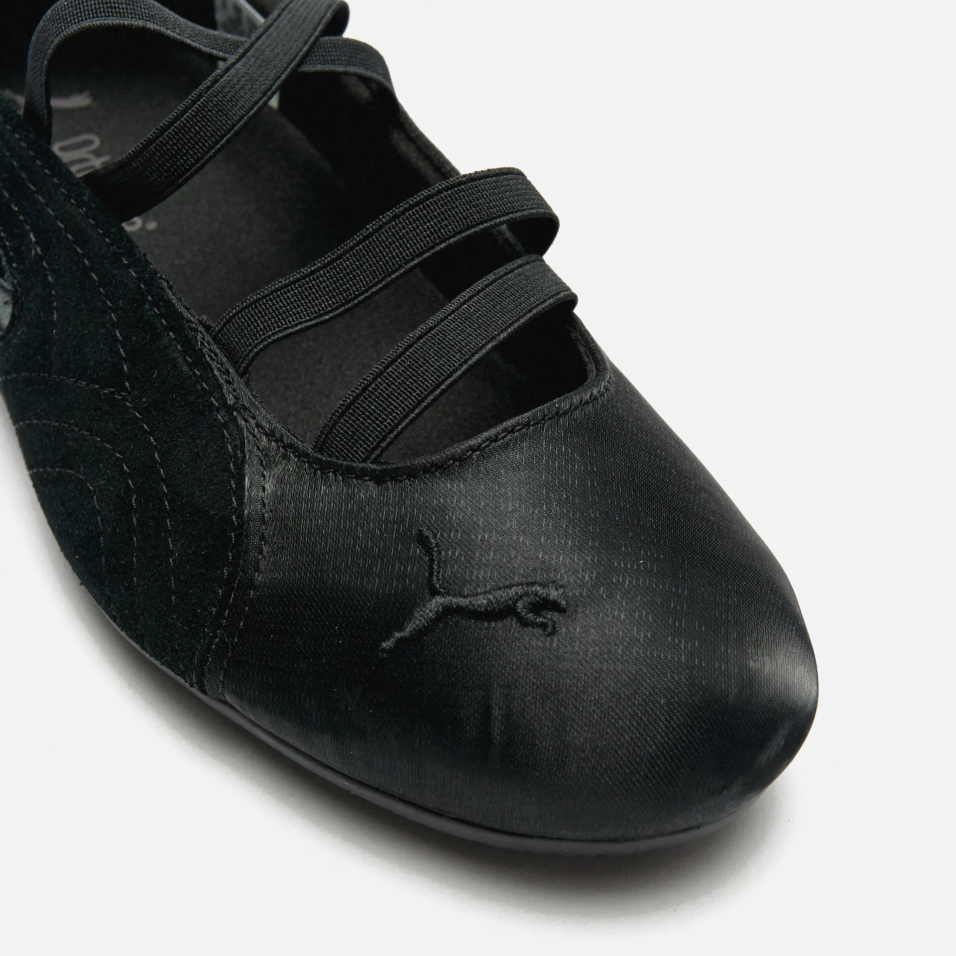 PUMA Speedcat Ballet Satin Sneakers Black/Cool Dark Grey