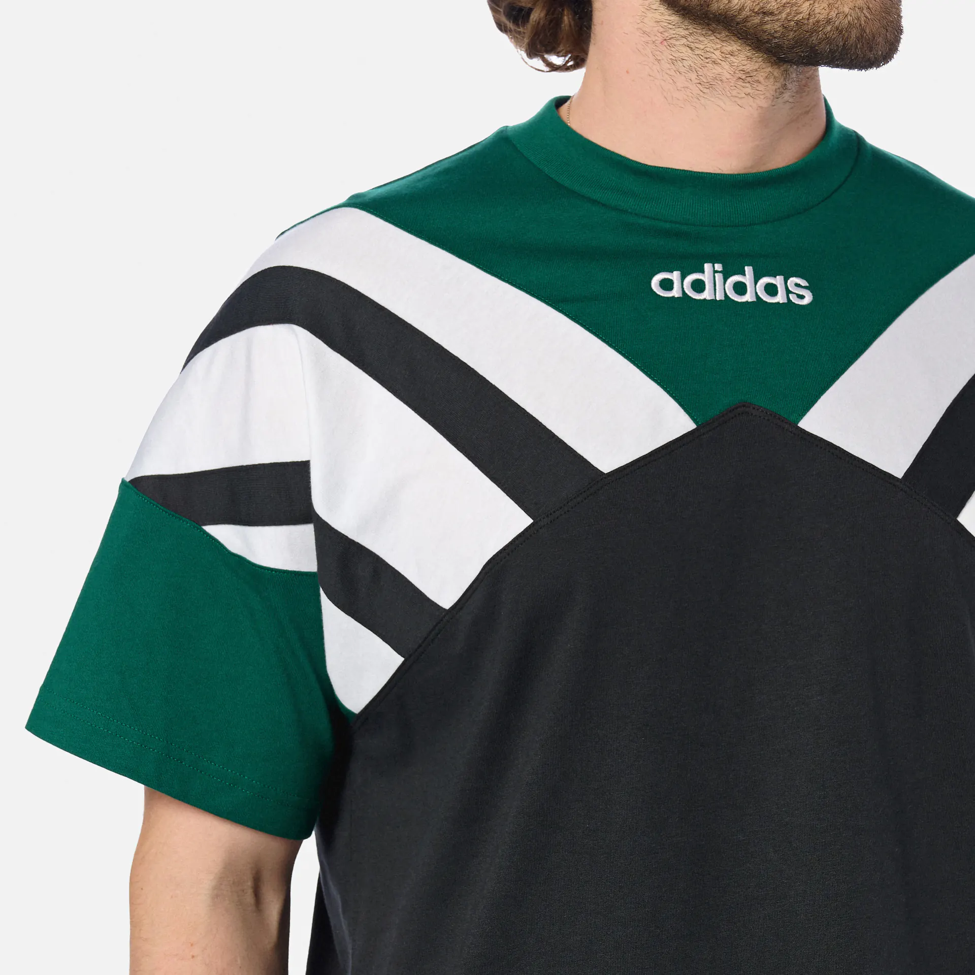 adidas Originals Cutline T-Shirt Black/Core Green